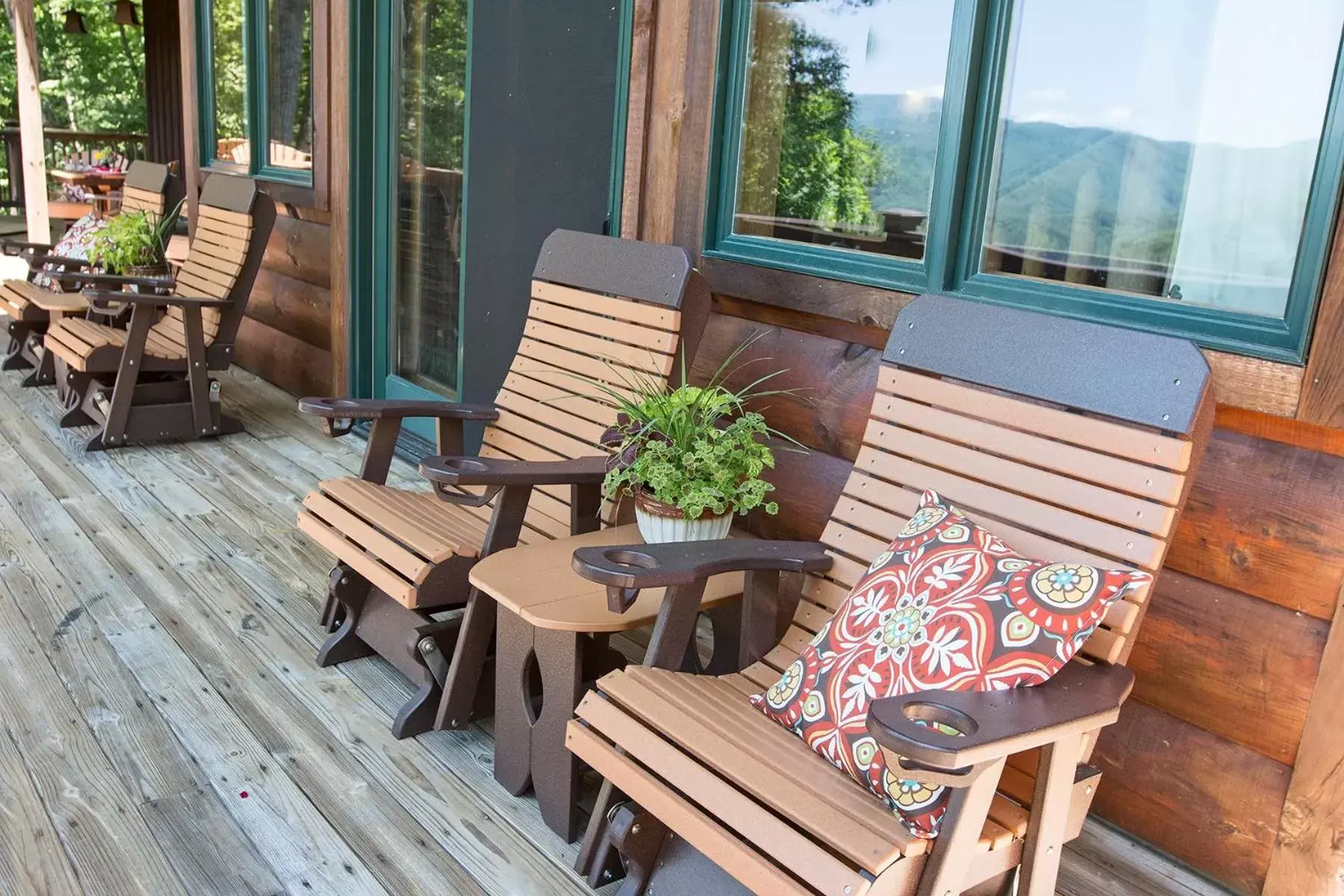 Balcony/Terrace in Lazy Bear Lodge