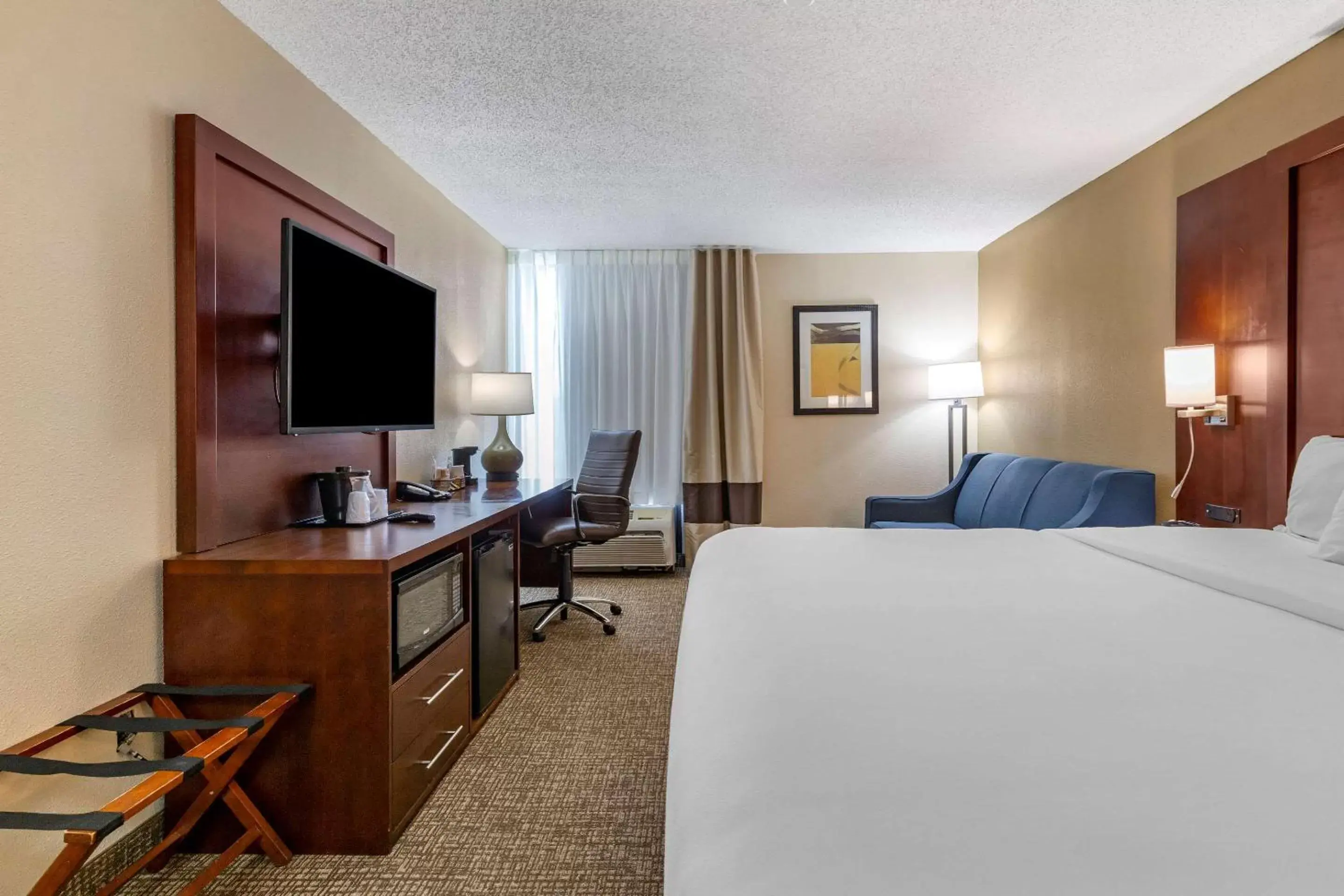 Bedroom, TV/Entertainment Center in Comfort Inn Laurinburg