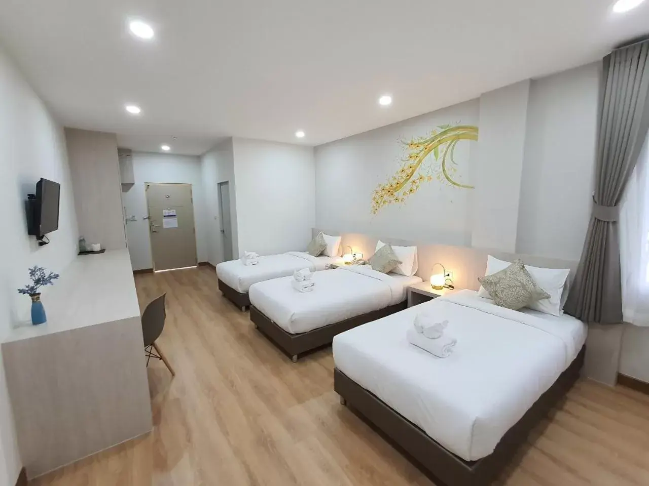 Bedroom, Bed in Lueangchan Orchid Hotel Bedroom, Bed in Lueangchan Orchid Hotel