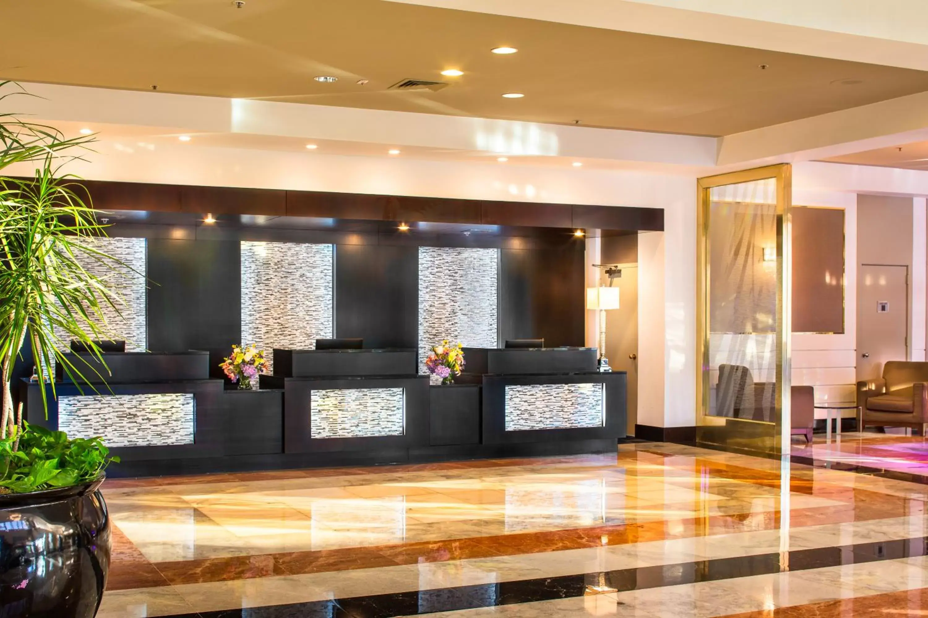 Lobby or reception, Lobby/Reception in LaGuardia Plaza Hotel