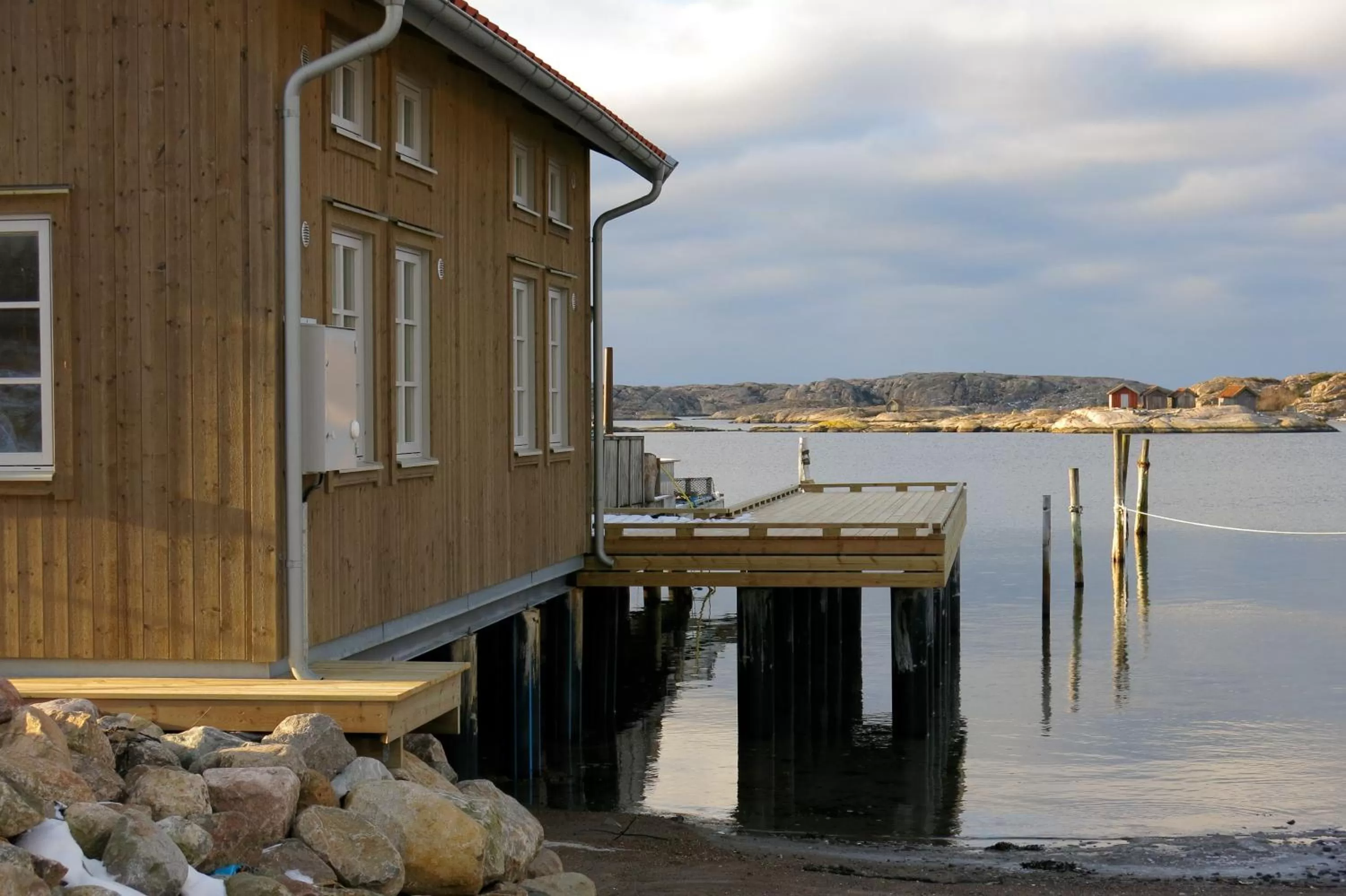 Facade/entrance in Everts Sjöbods Bed & Breakfast