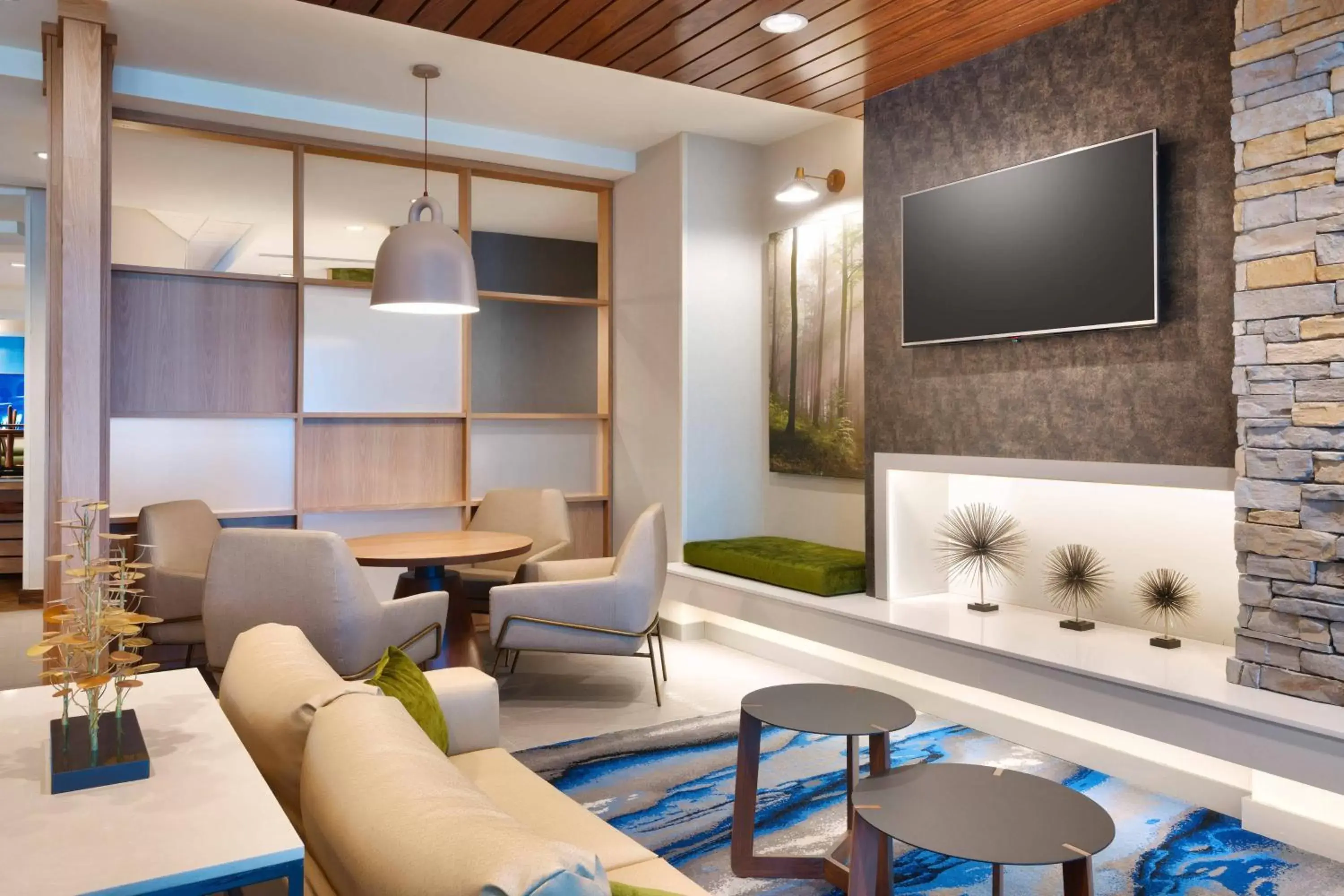 Lobby or reception, Seating Area in Fairfield Inn & Suites by Marriott Rockport