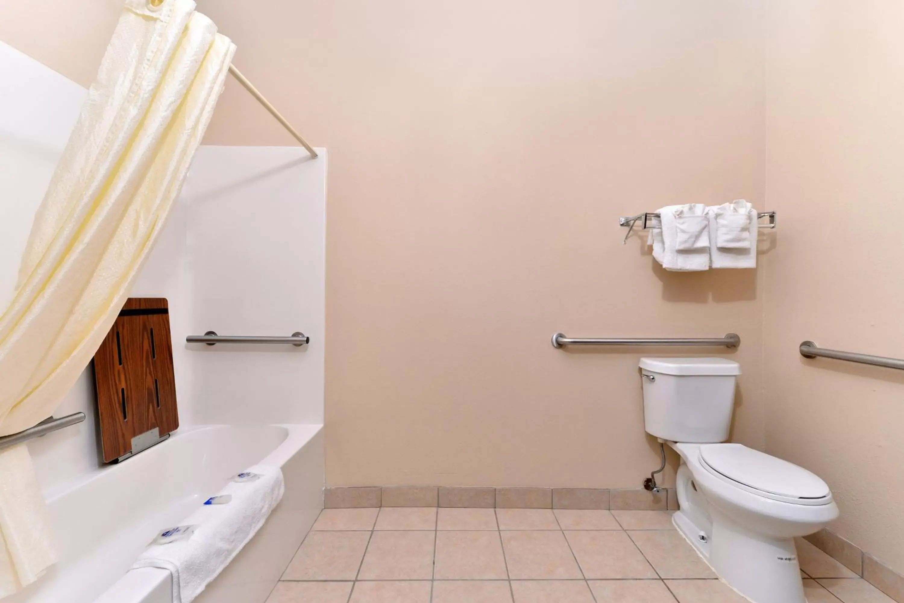 Bathroom in Americas Best Value Inn Somerville Texas