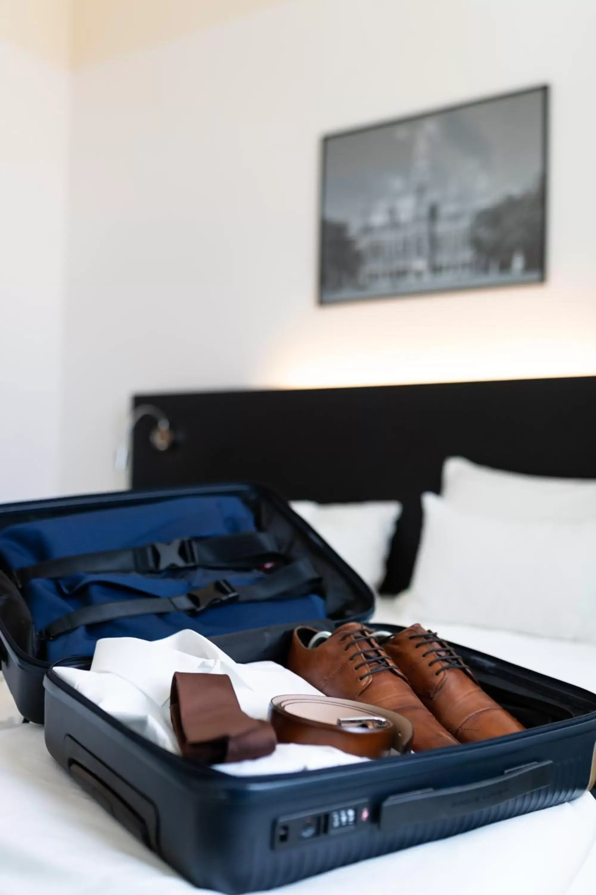 Decorative detail, Bed in Rainers Hotel Vienna Decorative detail, Bed in Rainers Hotel Vienna