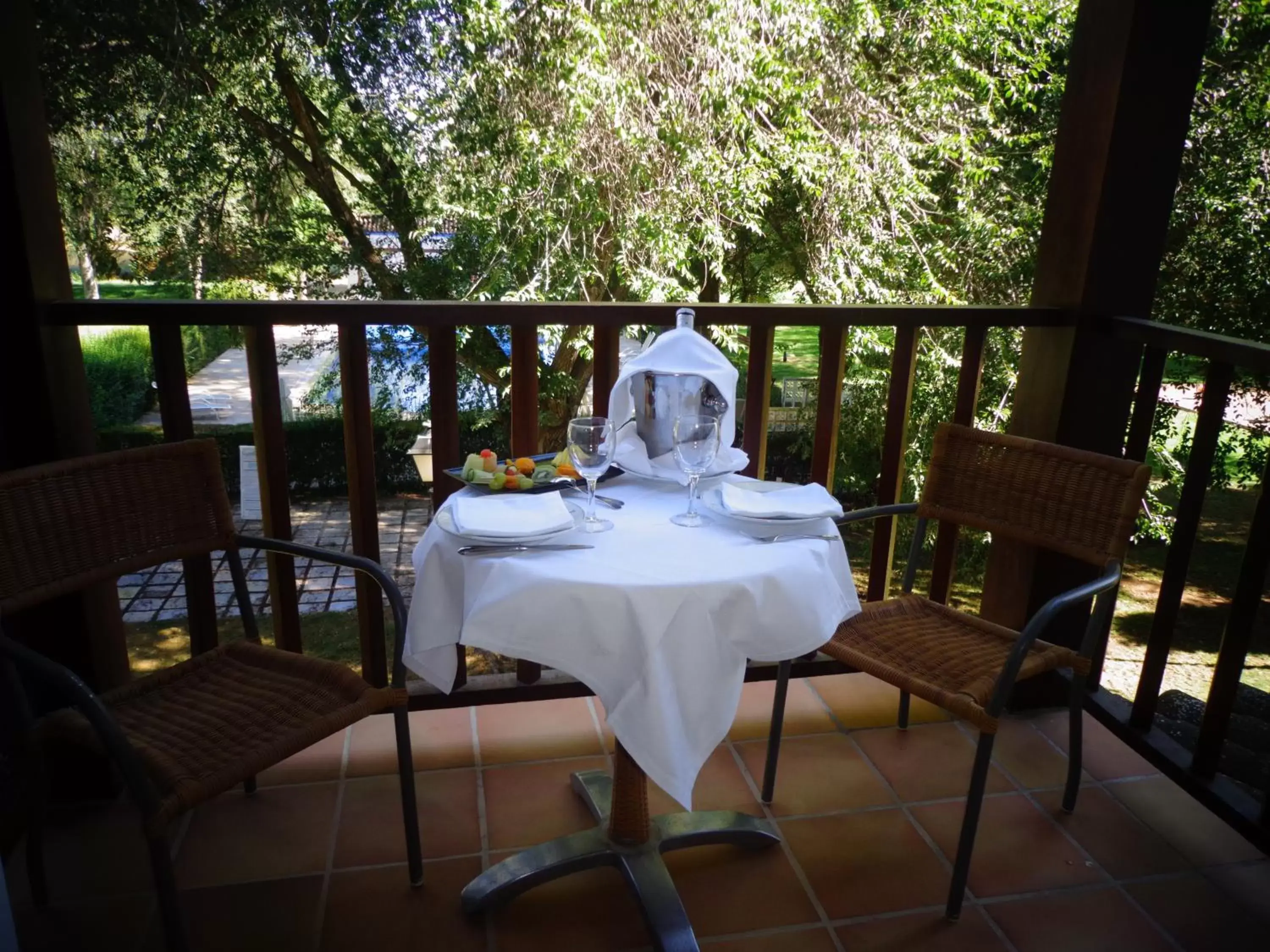 Balcony/Terrace, Restaurant/Places to Eat in Parador de Manzanares