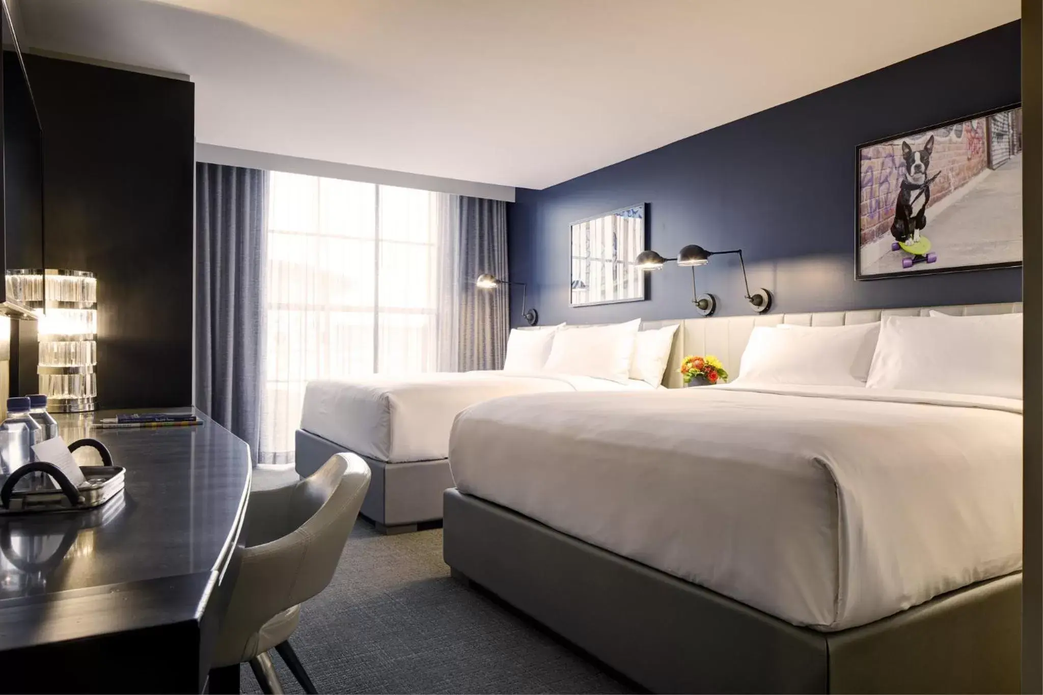 Double King Guest Room in Archer Hotel Boston/Burlington Double King Guest Room in Archer Hotel Boston/Burlington