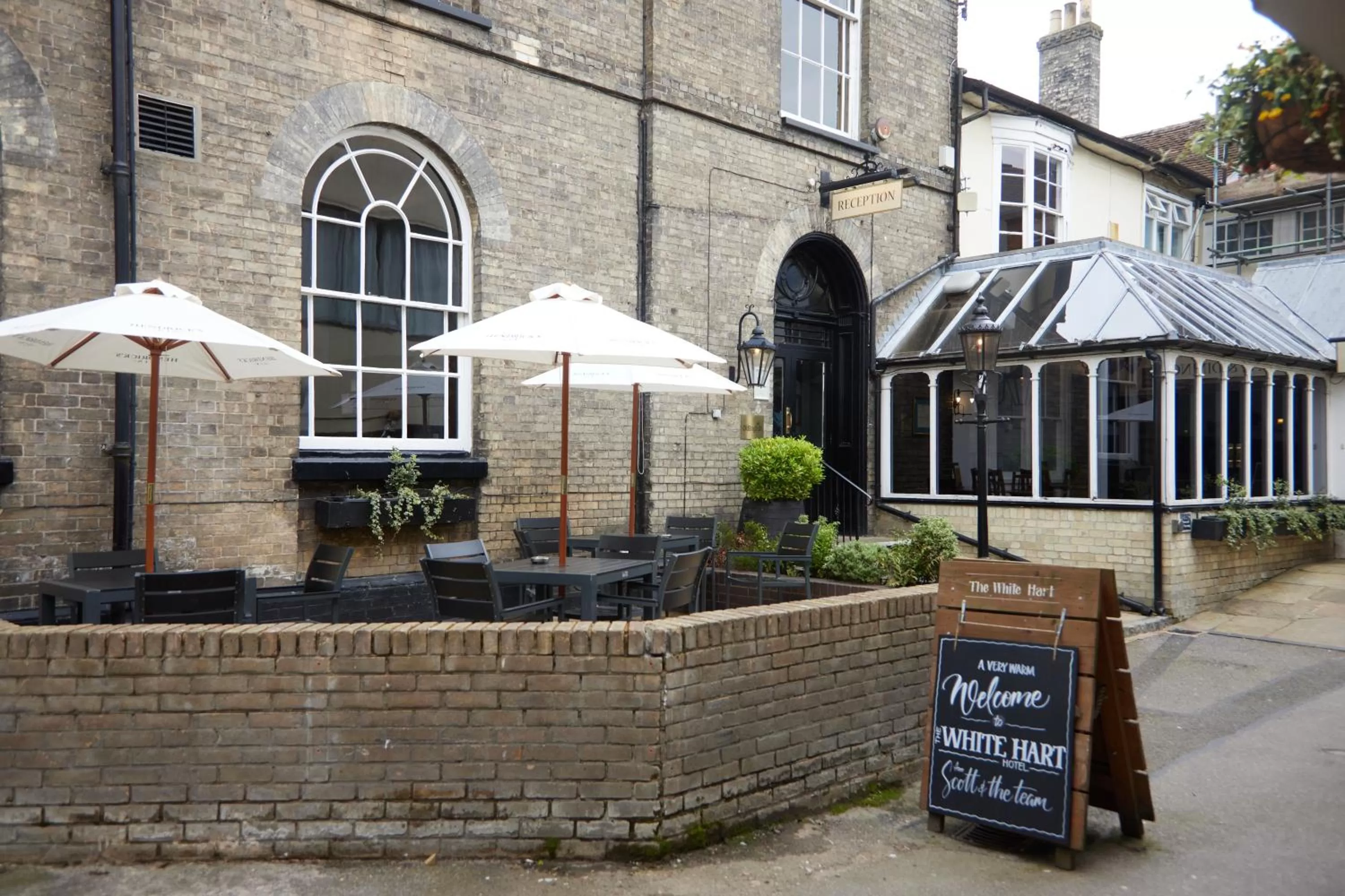 Garden in White Hart Hotel by Greene King Inns