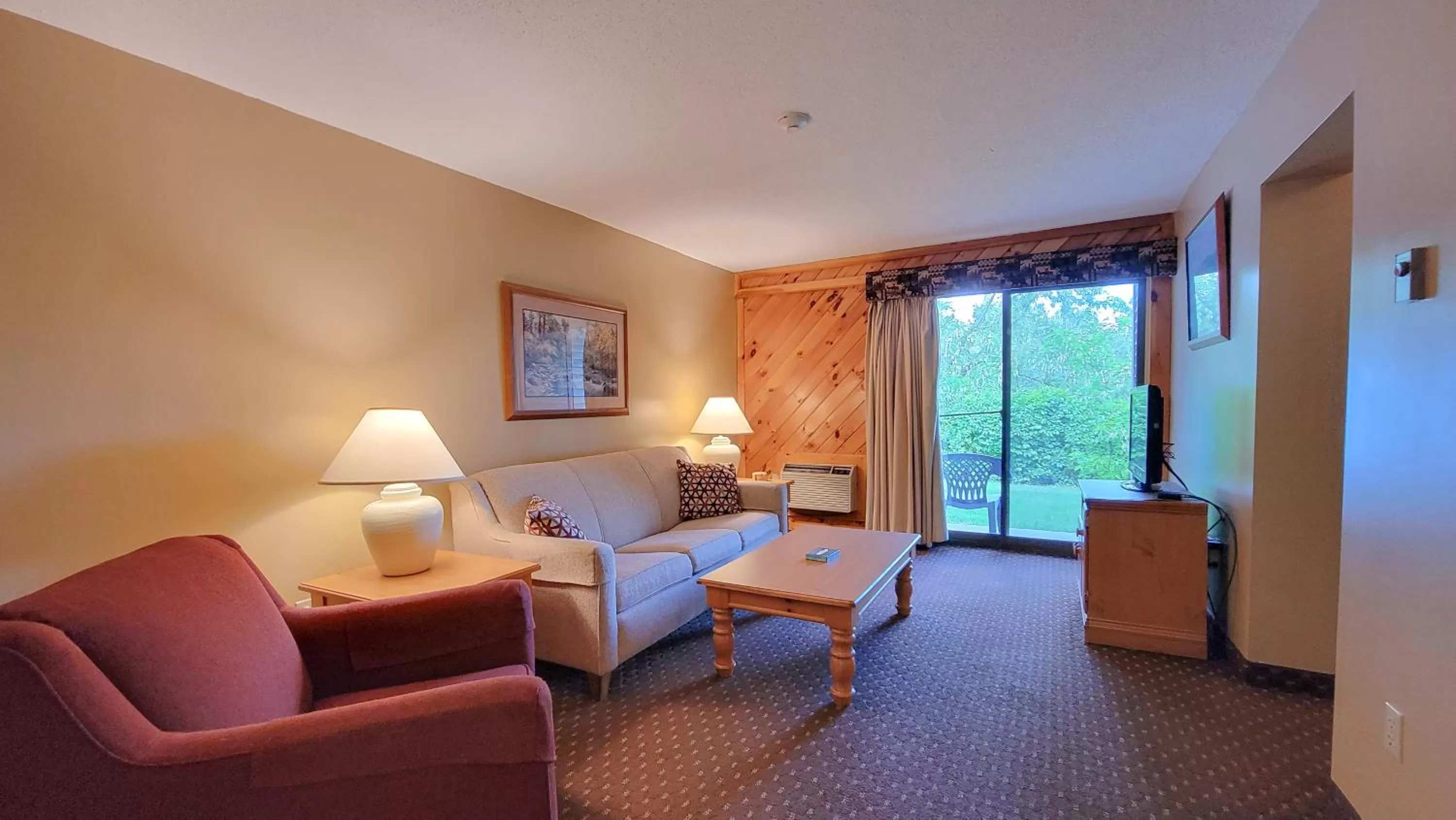 Living room in Village of Winnipesaukee