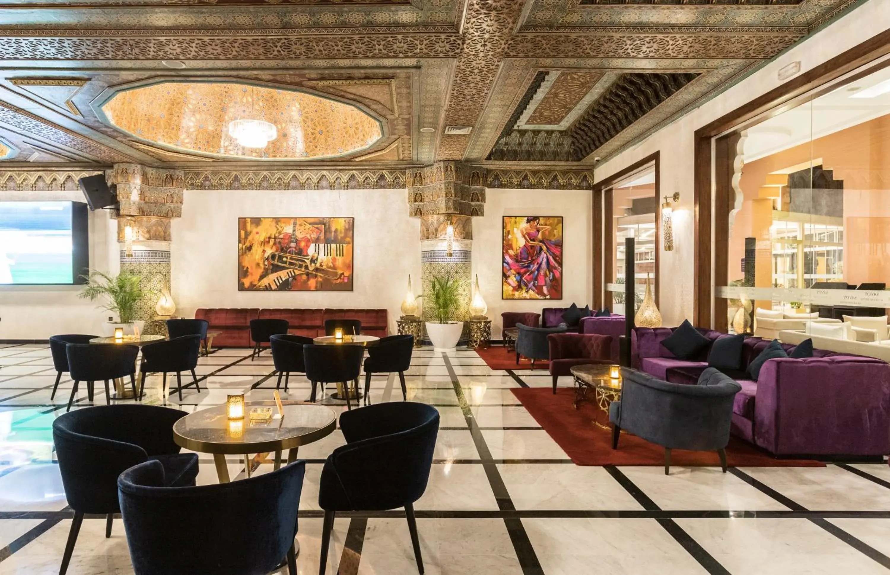 Lounge or bar in Savoy Le Grand Hotel Marrakech