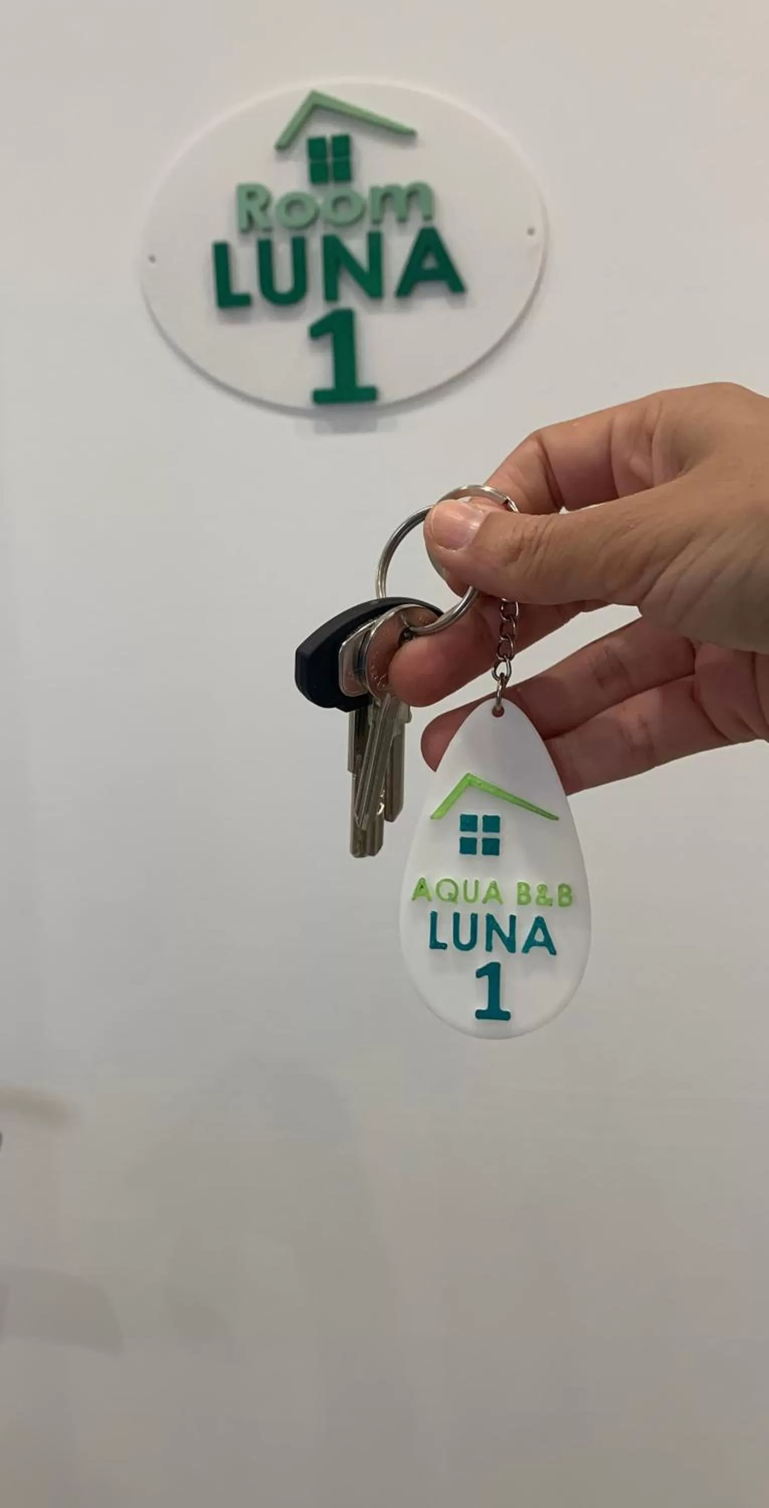 Bedroom, Property Logo/Sign in Aqua B&B - Rooms and Apartments