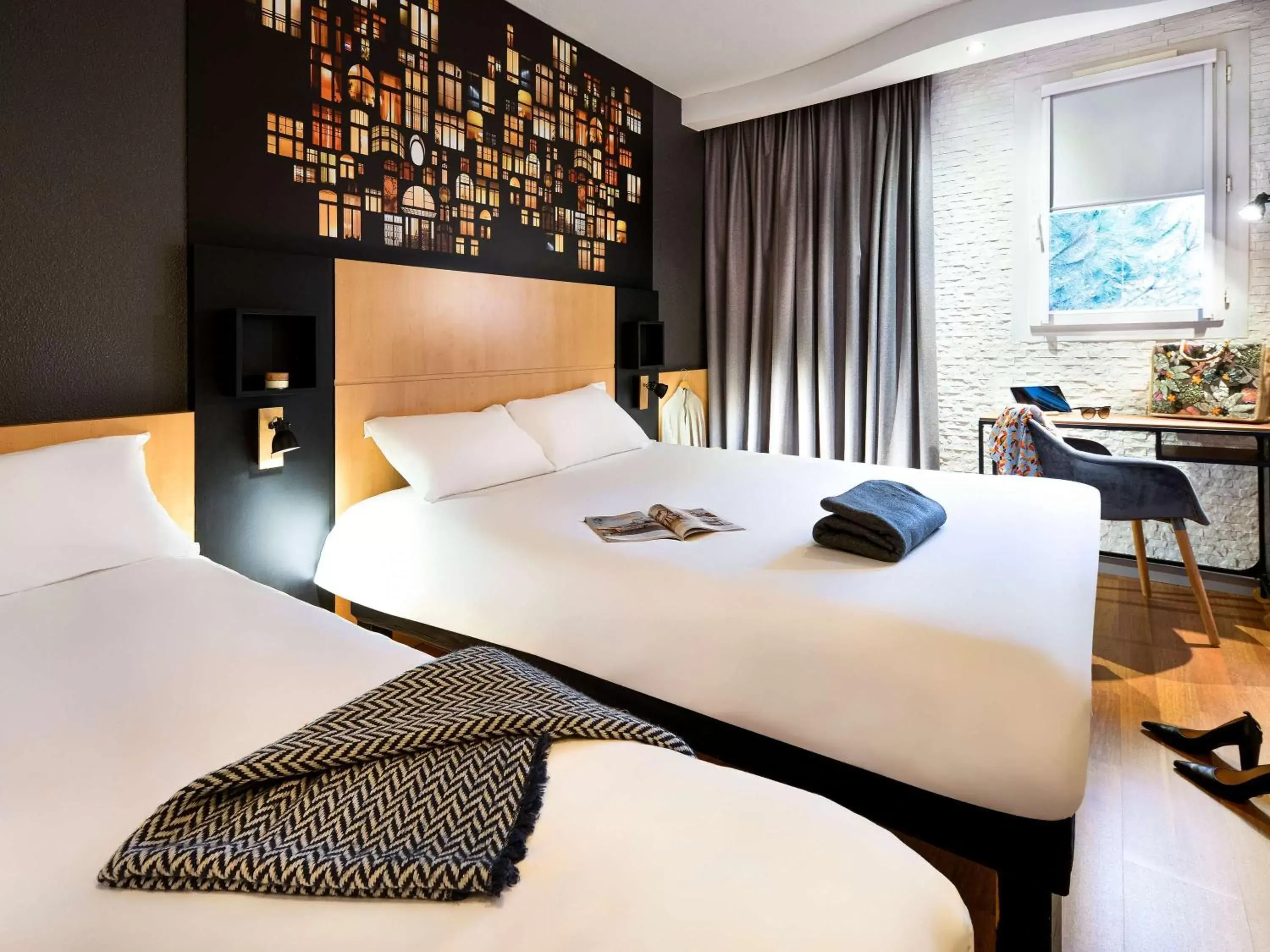 Bedroom, Bed in ibis Macon Sud Crêches Bedroom, Bed in ibis Macon Sud Crêches