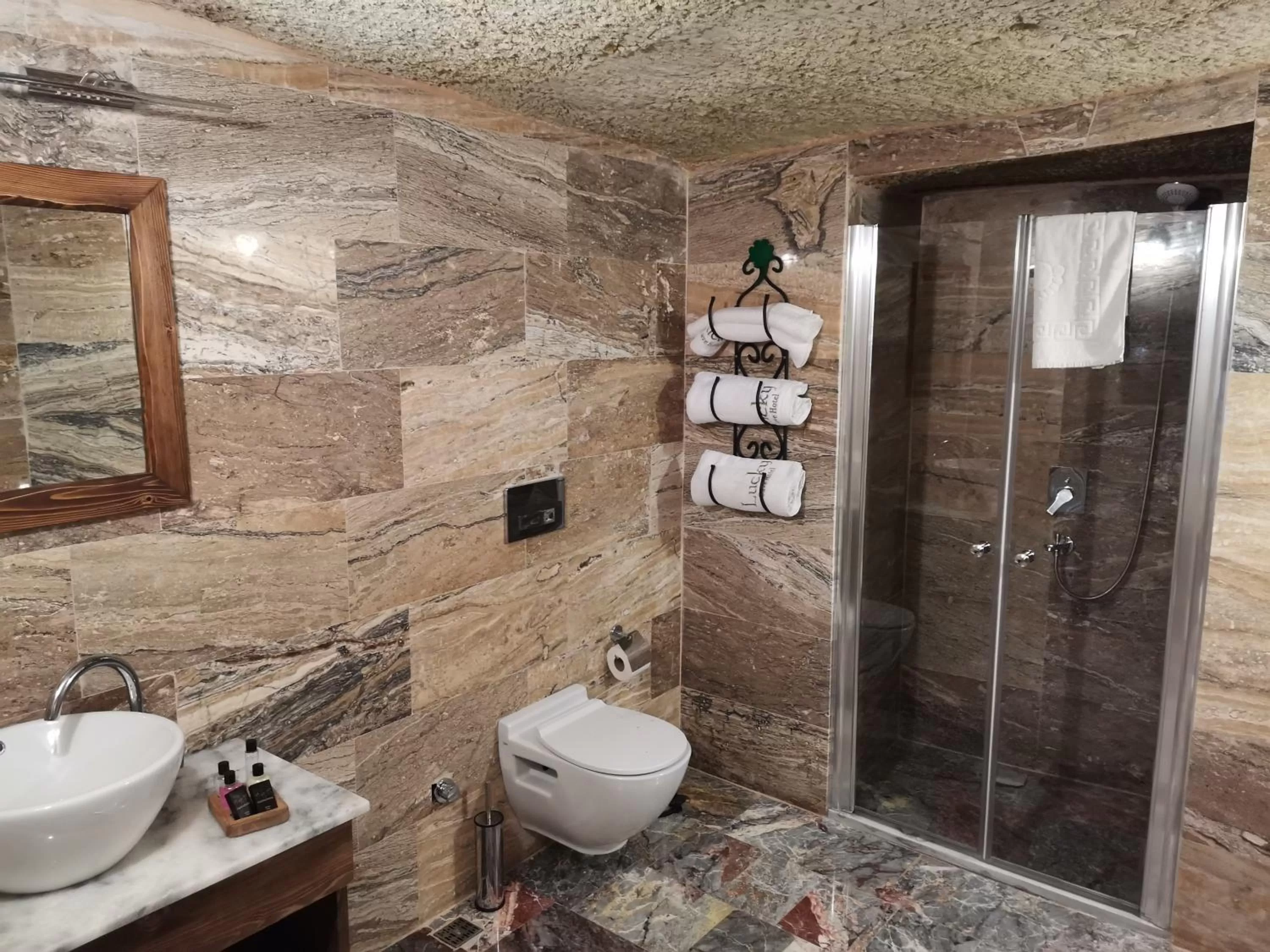 Bathroom in Lucky Cave Hotel Cappadocia