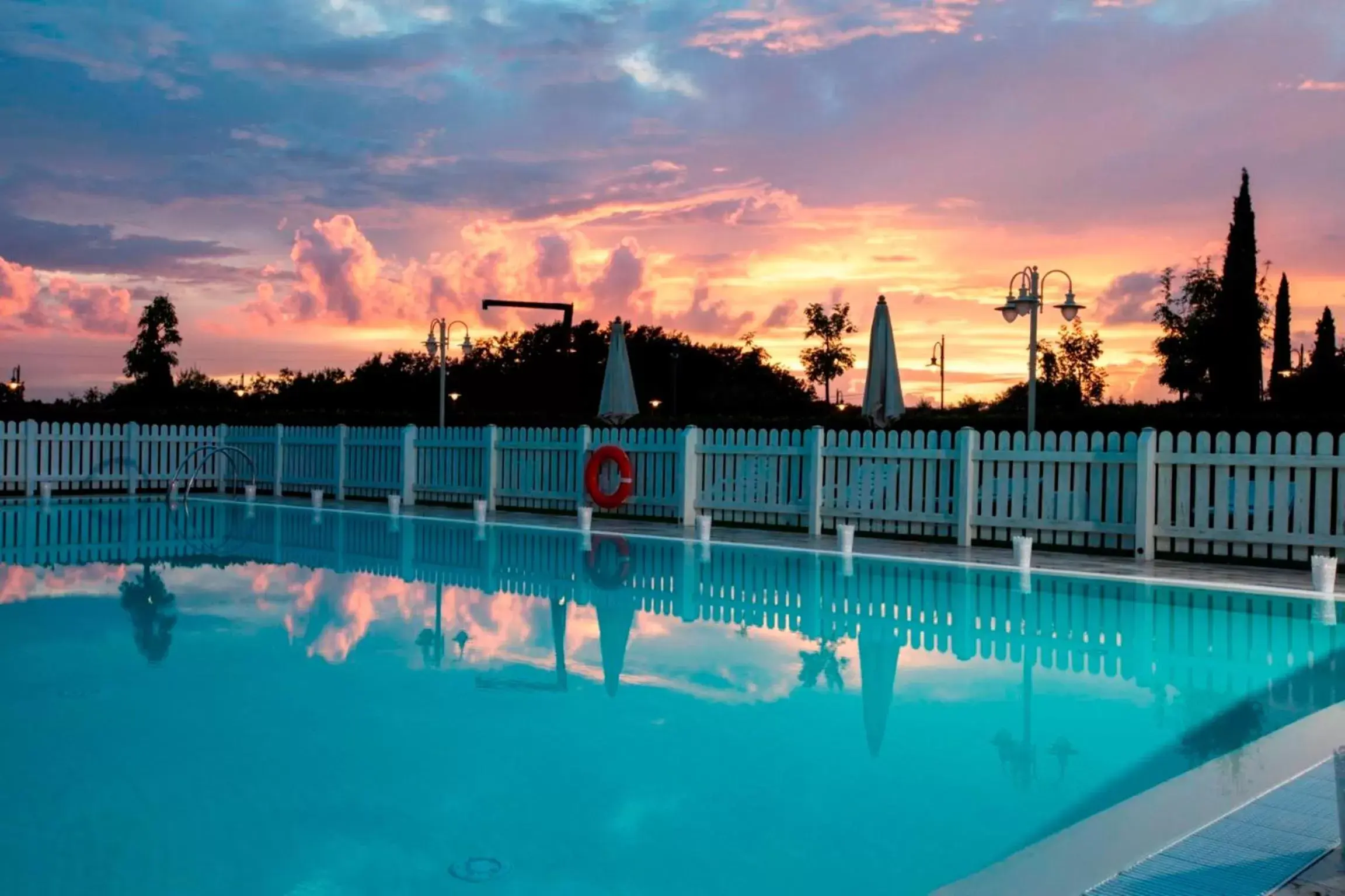 Summer, Swimming Pool in Chianti Village Morrocco