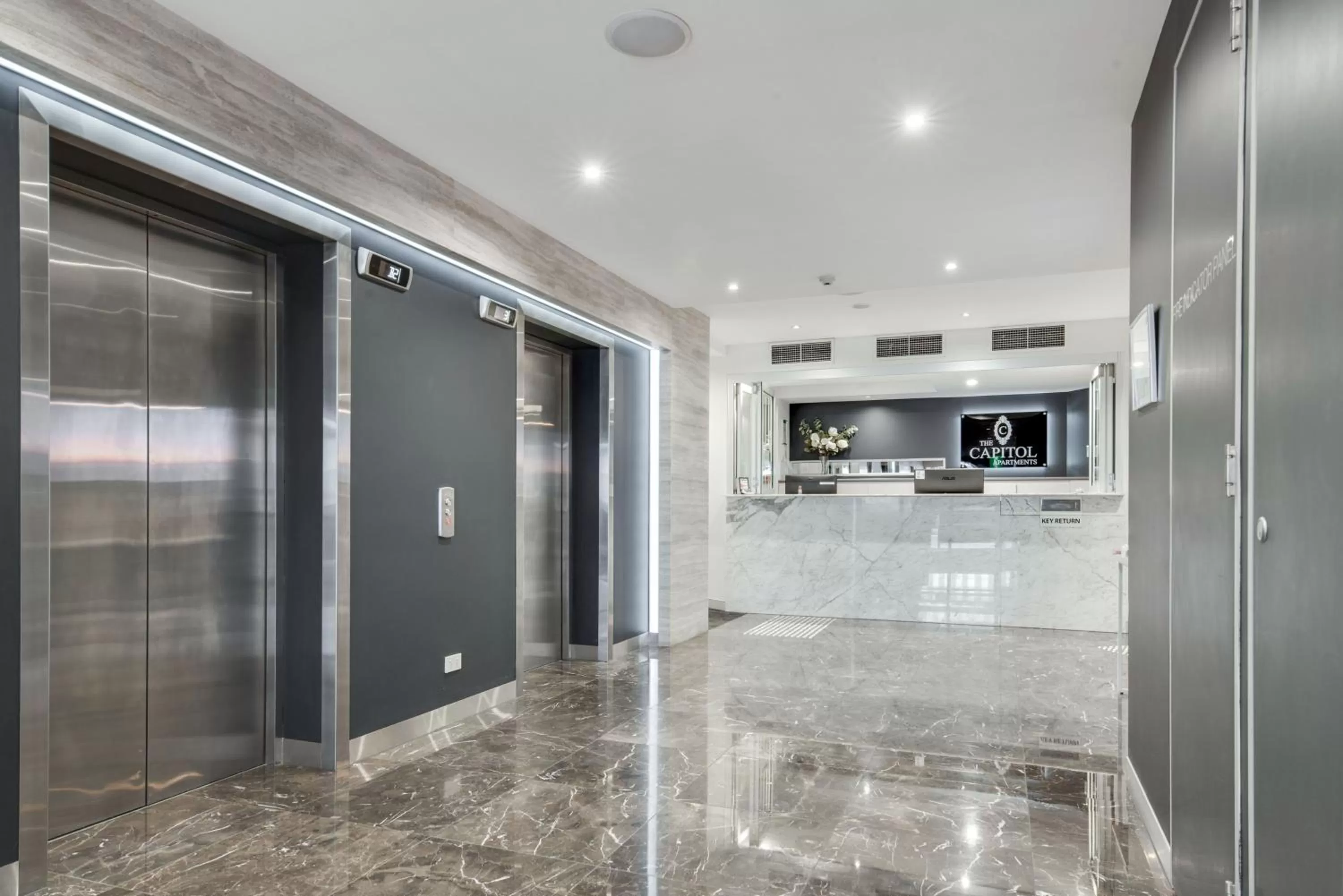 Lobby or reception in The Capitol Apartments