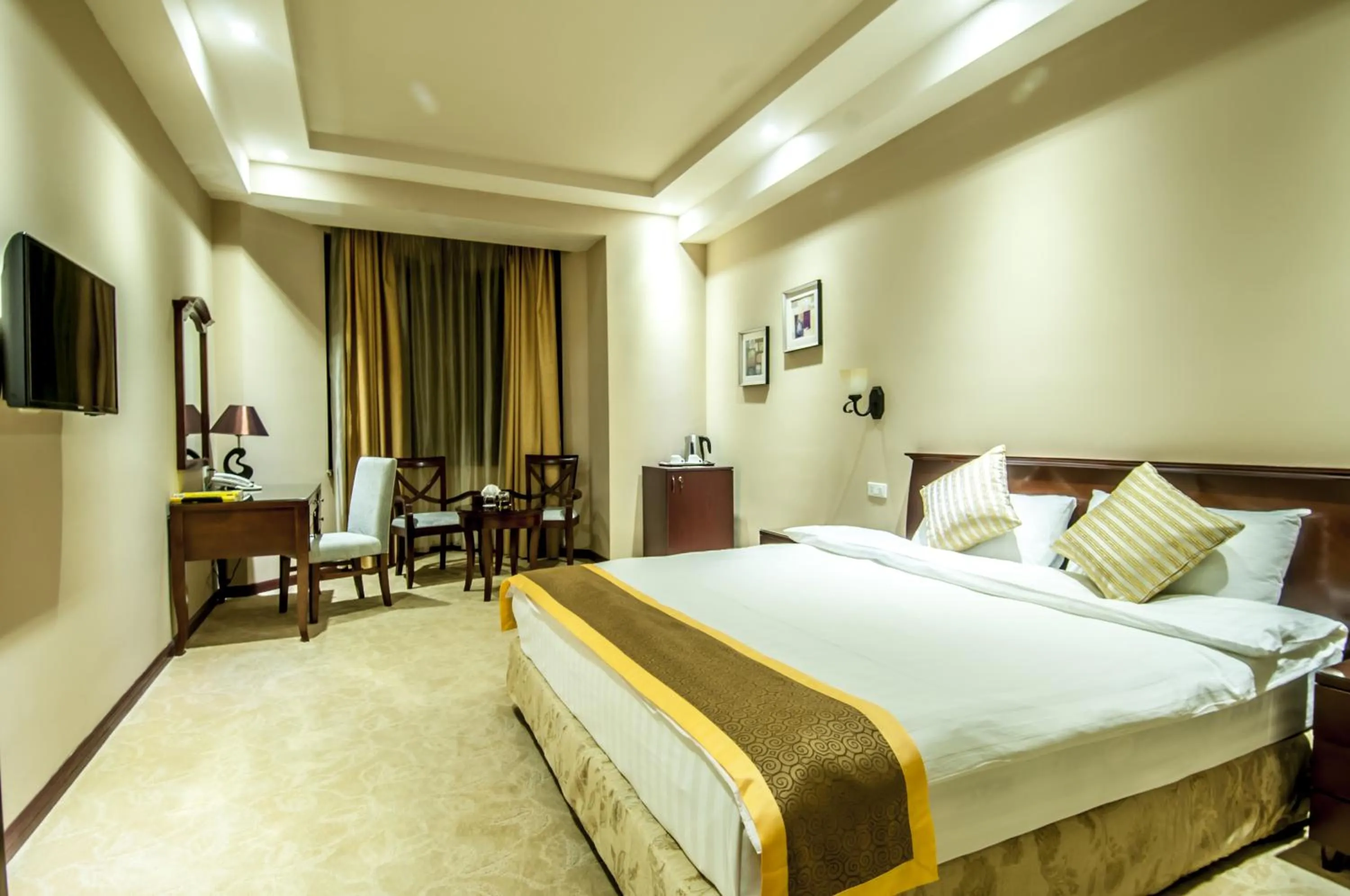 Bed in Diamond Hotel Yerevan