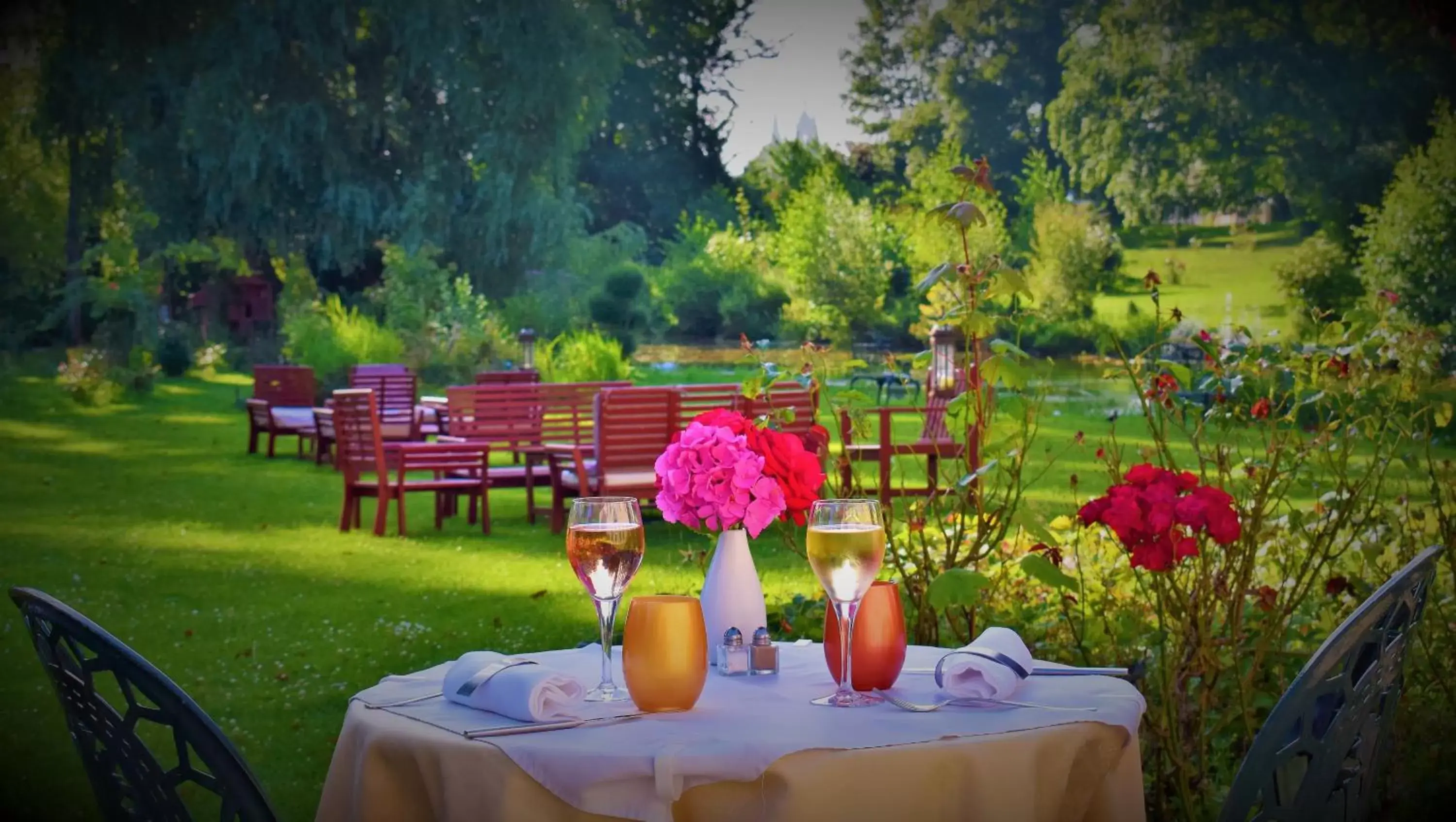 Garden in Château de Bellefontaine