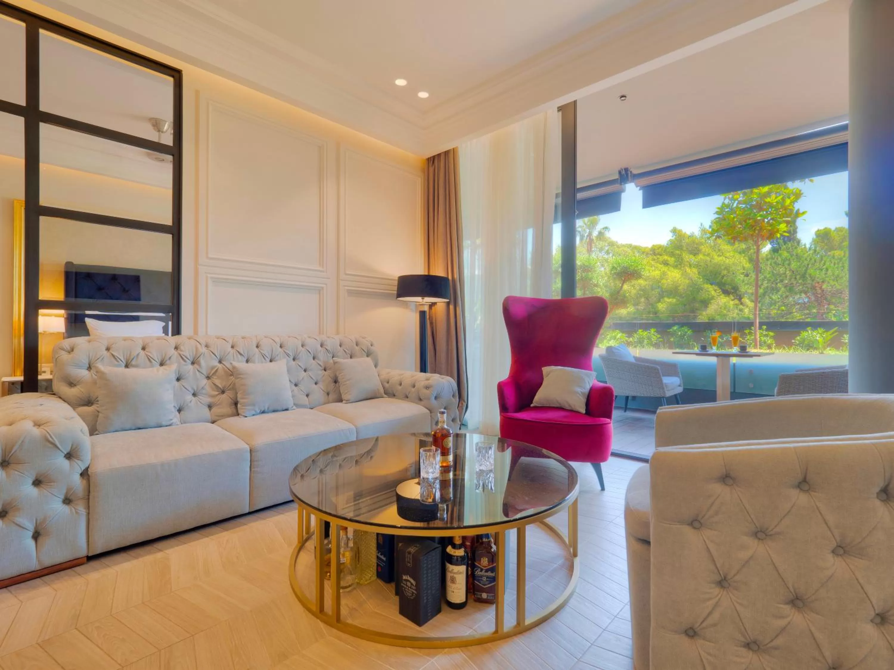 Living room in Apartments PERLA Budva