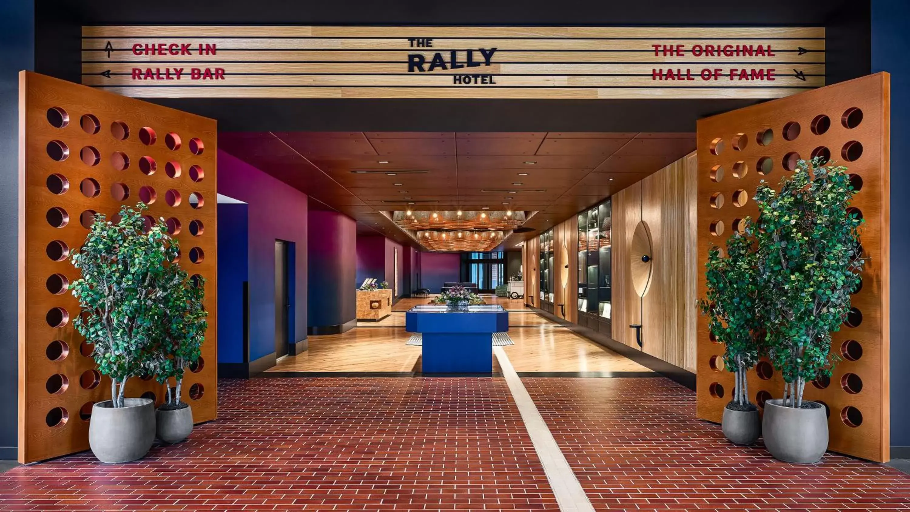 Facade/entrance in The Rally Hotel at McGregor Square