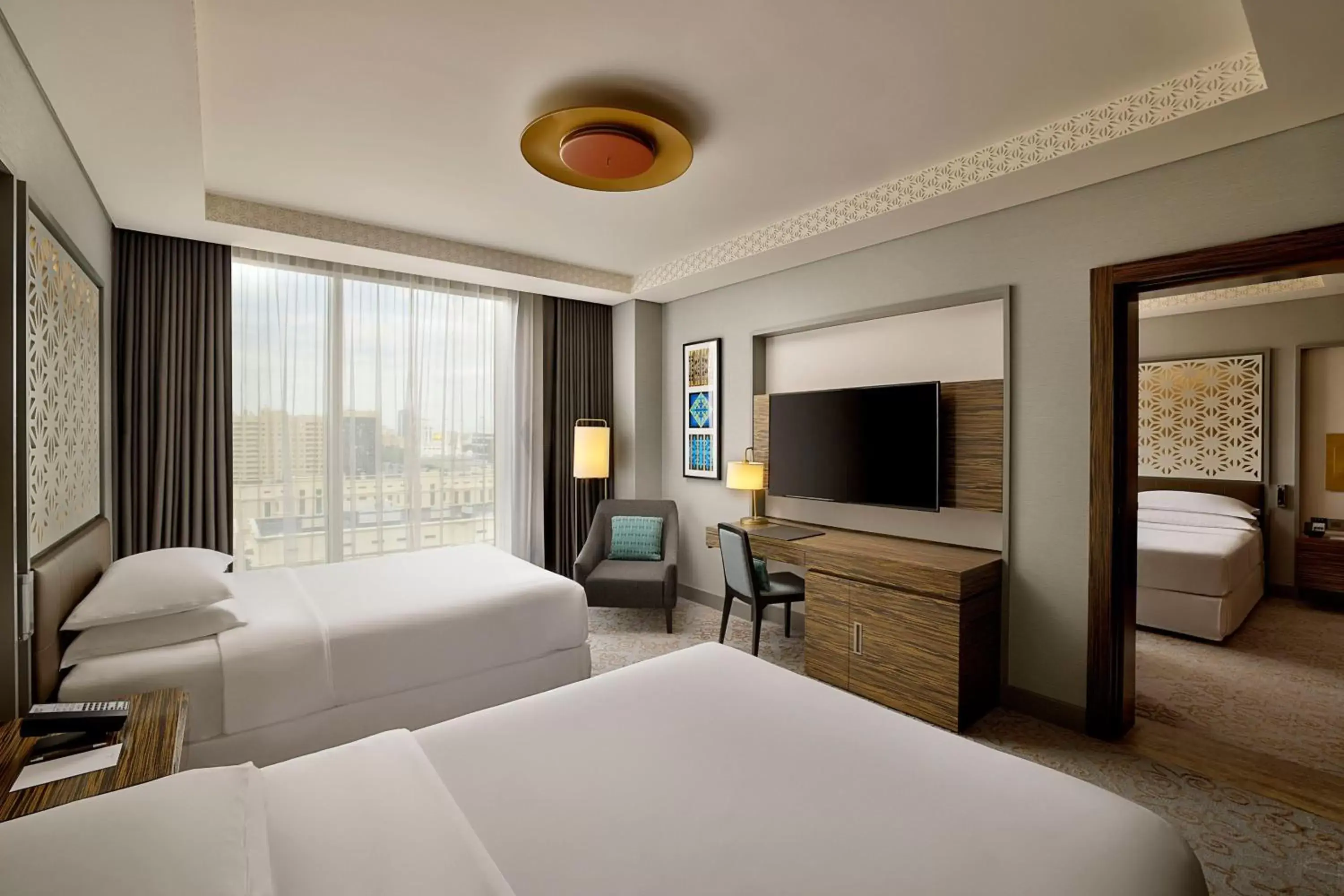 Bedroom, TV/Entertainment Center in Sheraton Astana Hotel