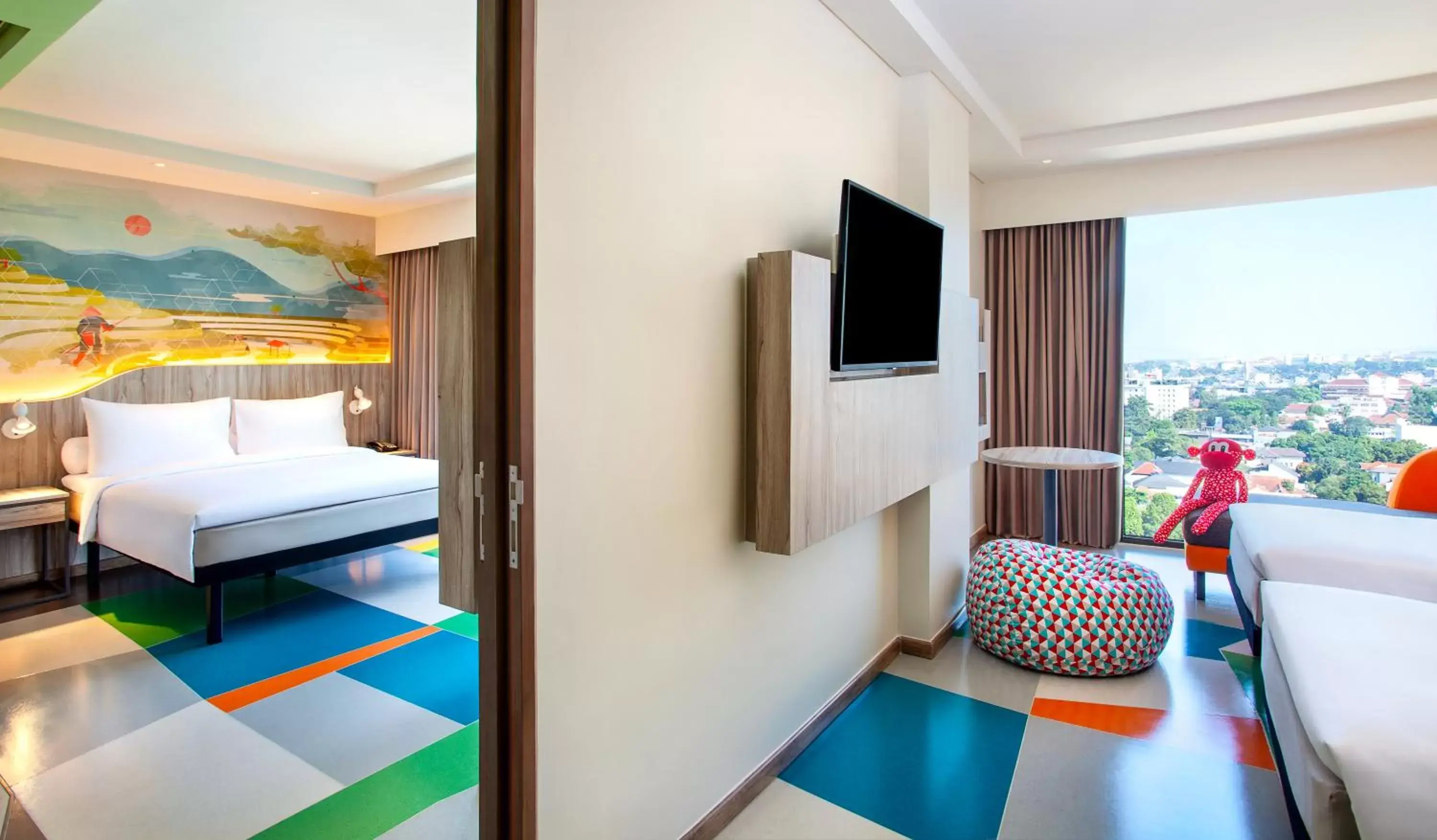 Bed in ibis Styles Bandung Grand Central