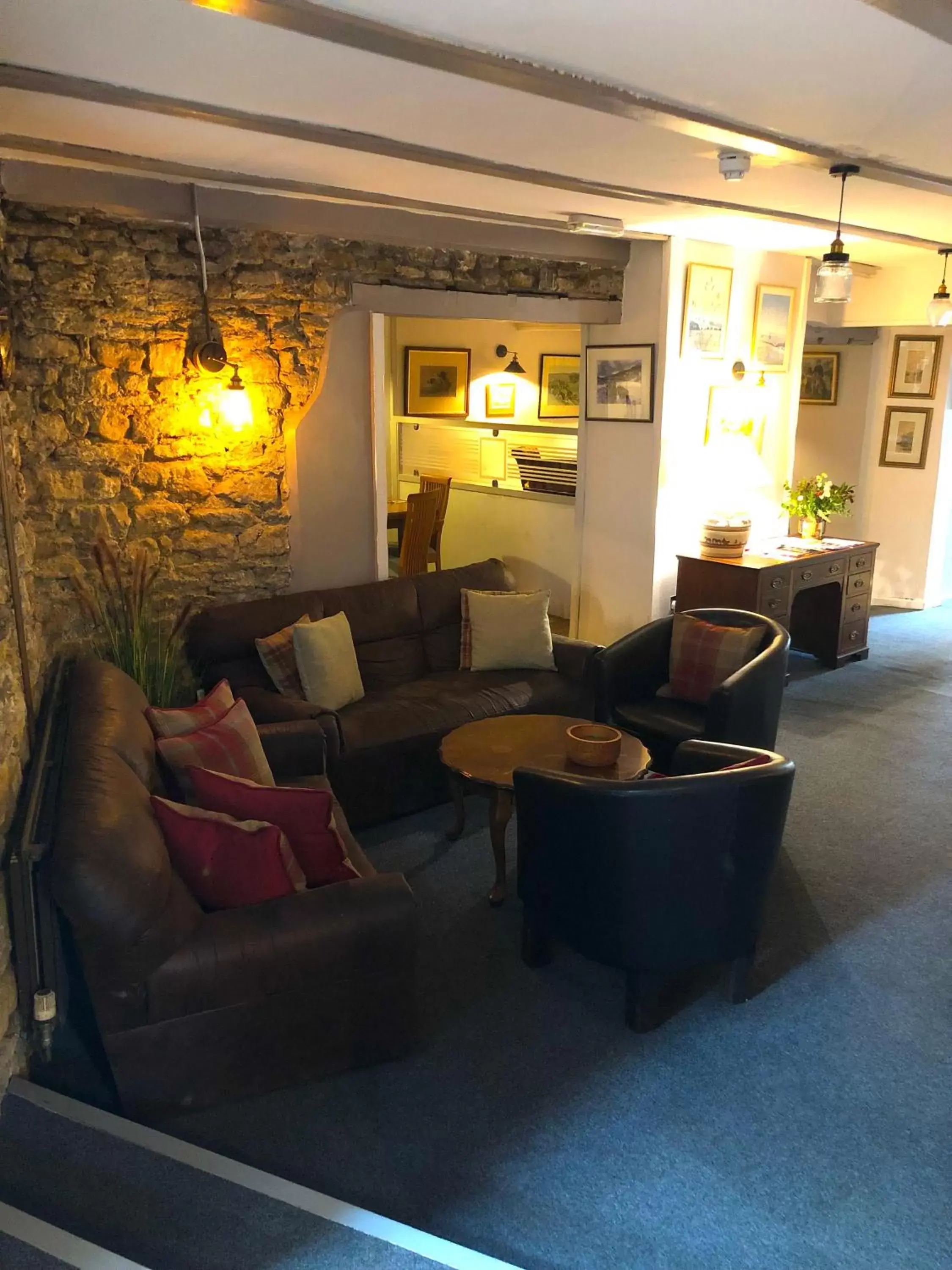 Lounge or bar, Lobby/Reception in The George at Nunney
