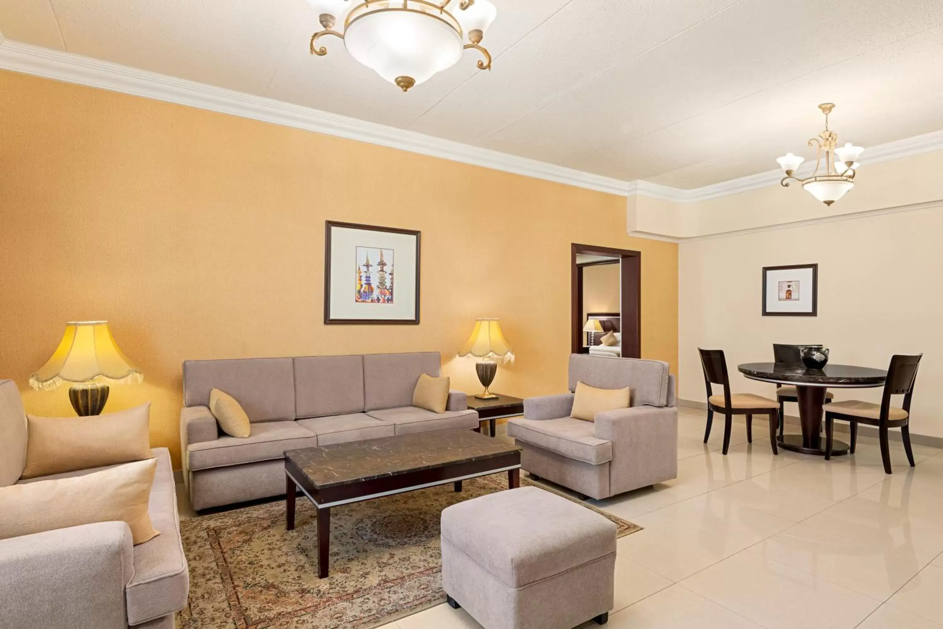 Living room, Seating Area in Ramada by Wyndham Dammam Khaleej Road