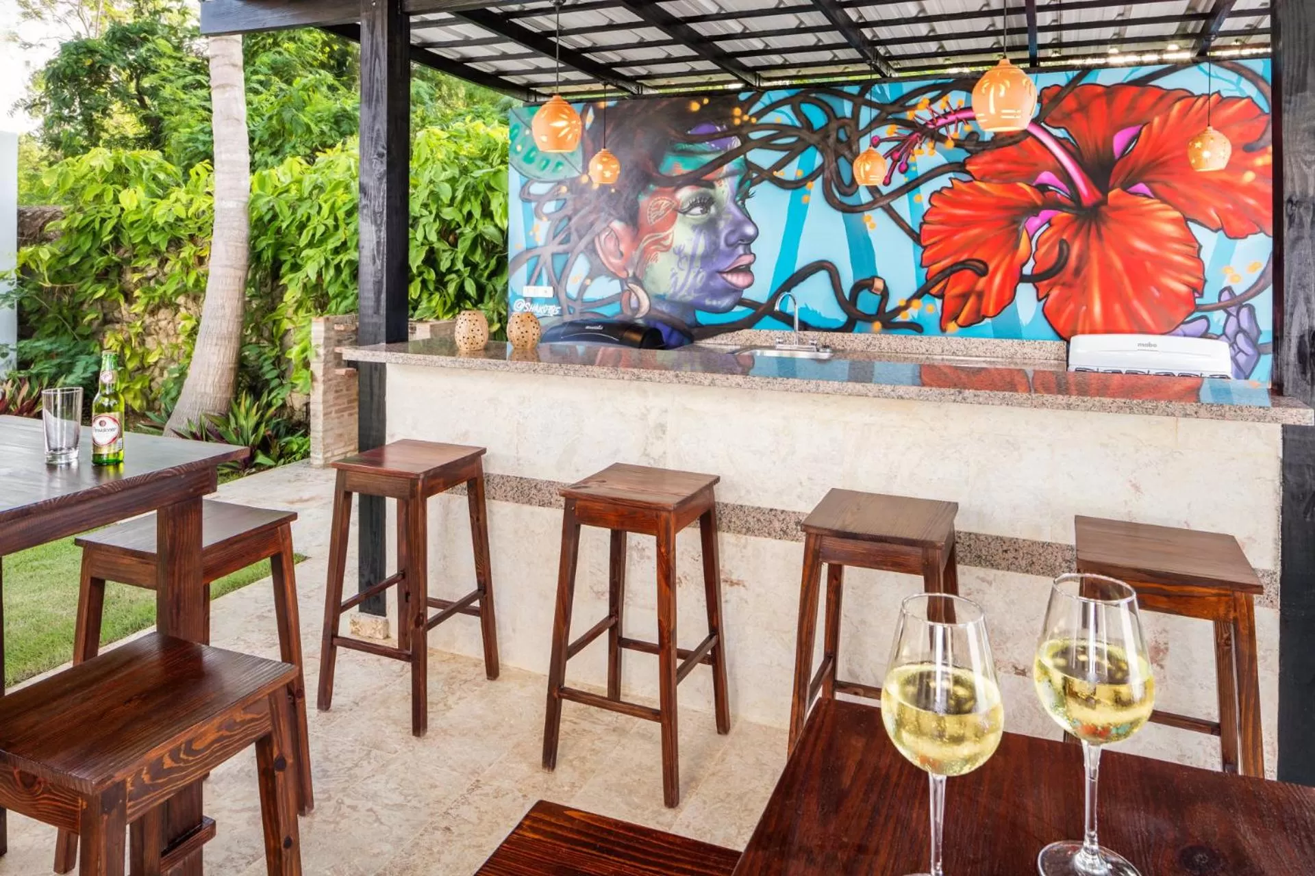 Patio in Garden By The Sea