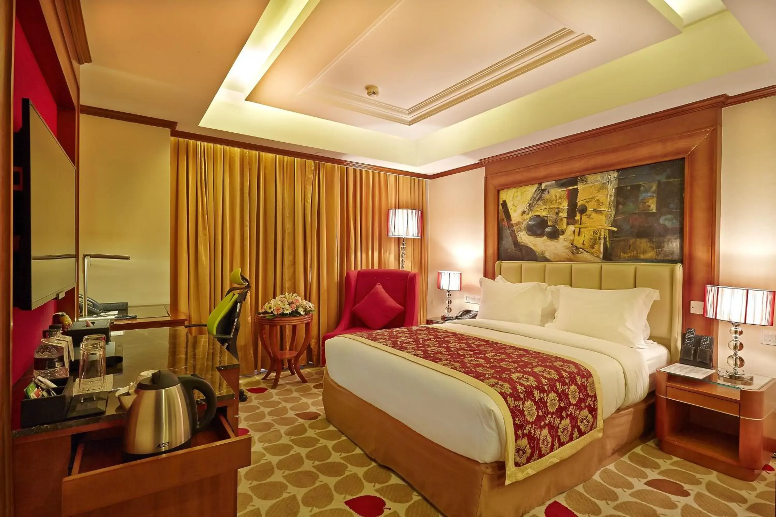 Bedroom in Six Seasons Hotel
