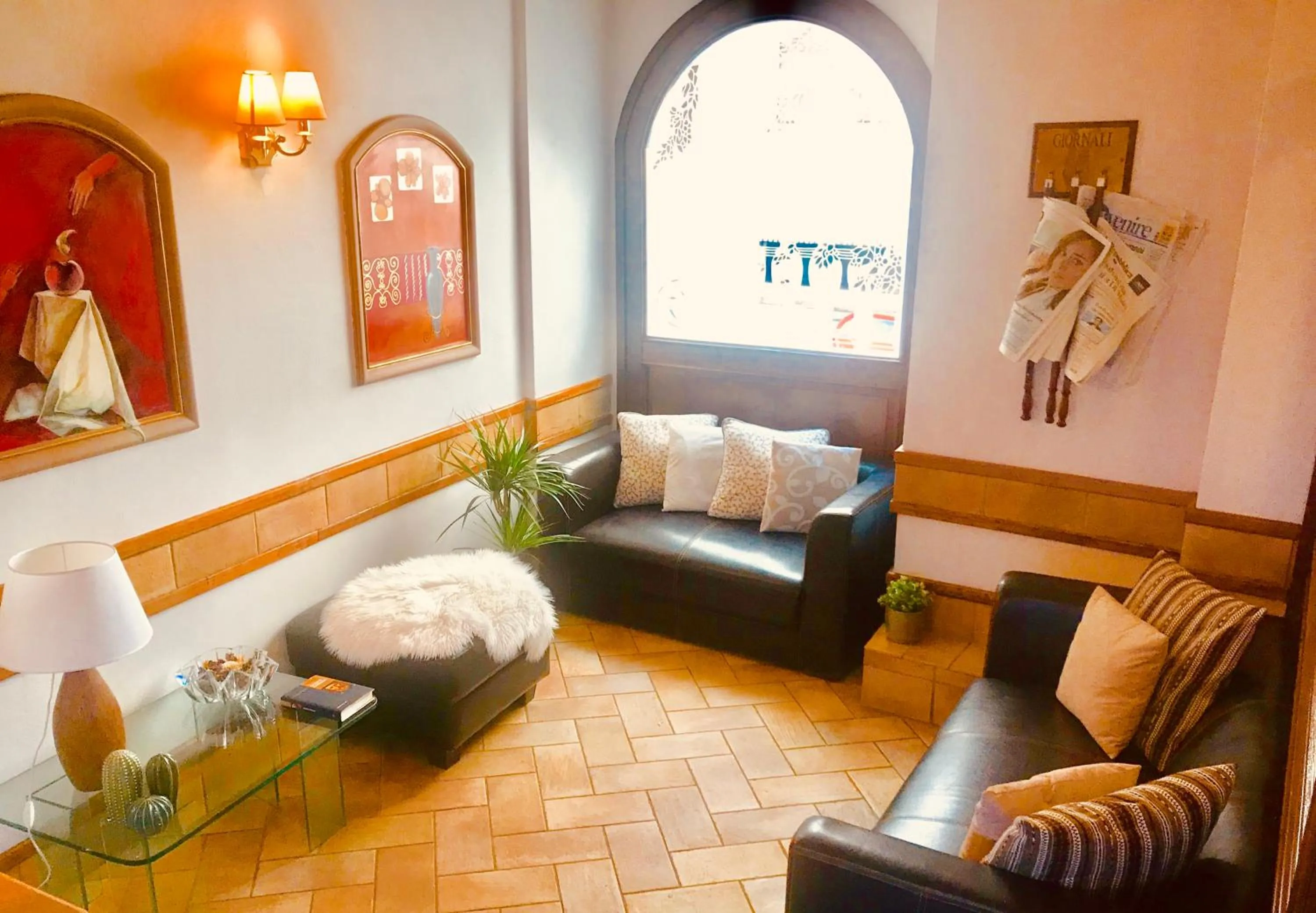 Living room in Hotel Ristorante Garibaldi