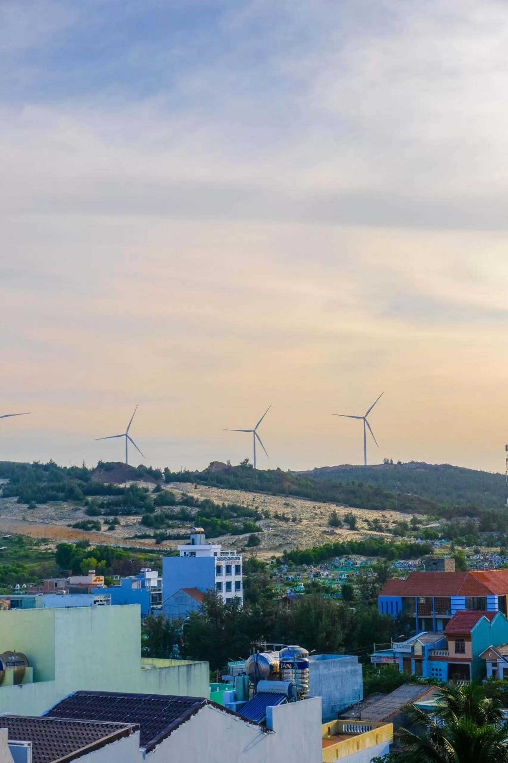 Inner courtyard view in Eo Gió Có Homestay