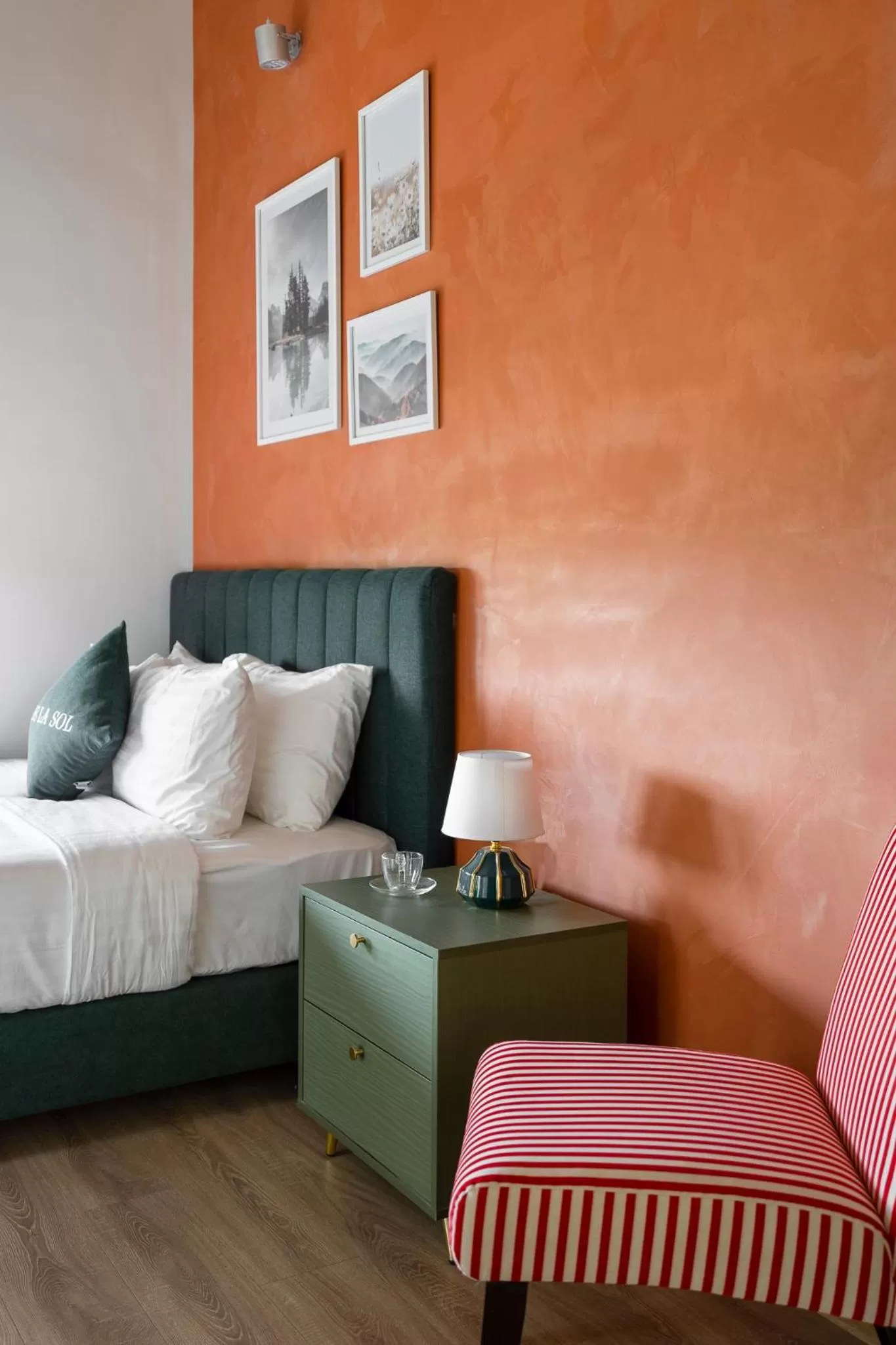 Bed in De La Sol Villa Dalat