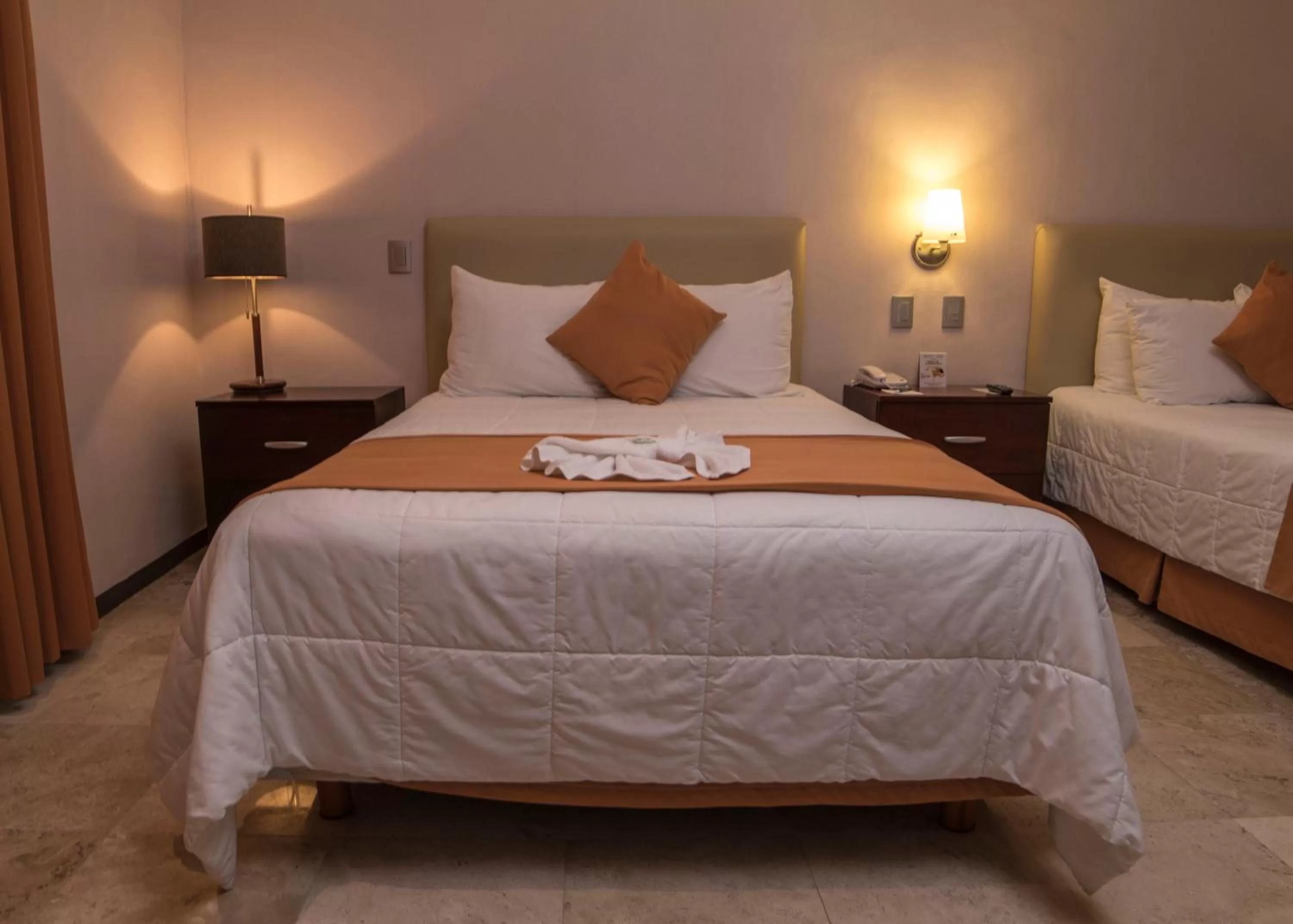 Bed in Hotel Ocean View