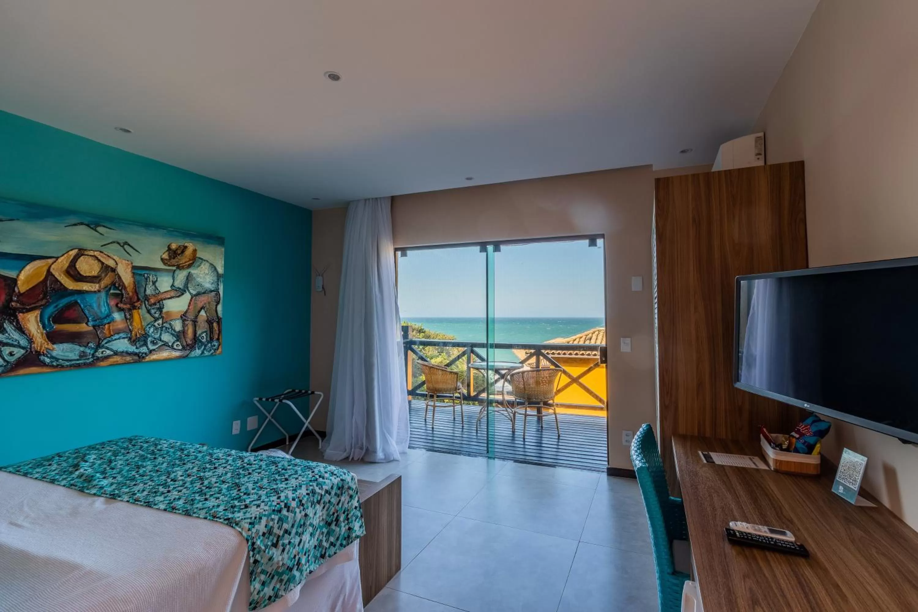 TV and multimedia, Bed in Hotel Pousada Brava Club