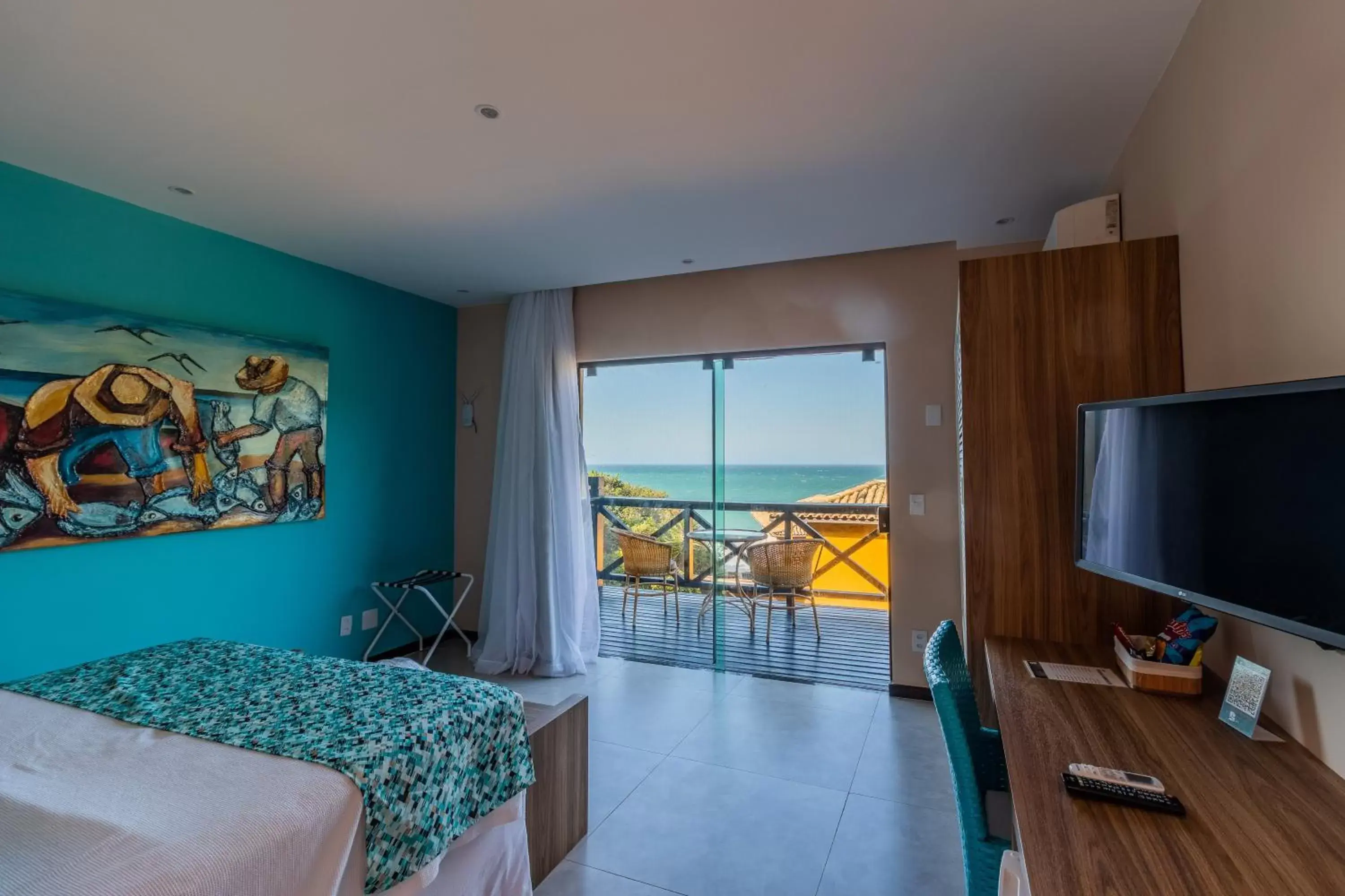 TV and multimedia, Bed in Hotel Pousada Brava Club TV and multimedia, Bed in Hotel Pousada Brava Club