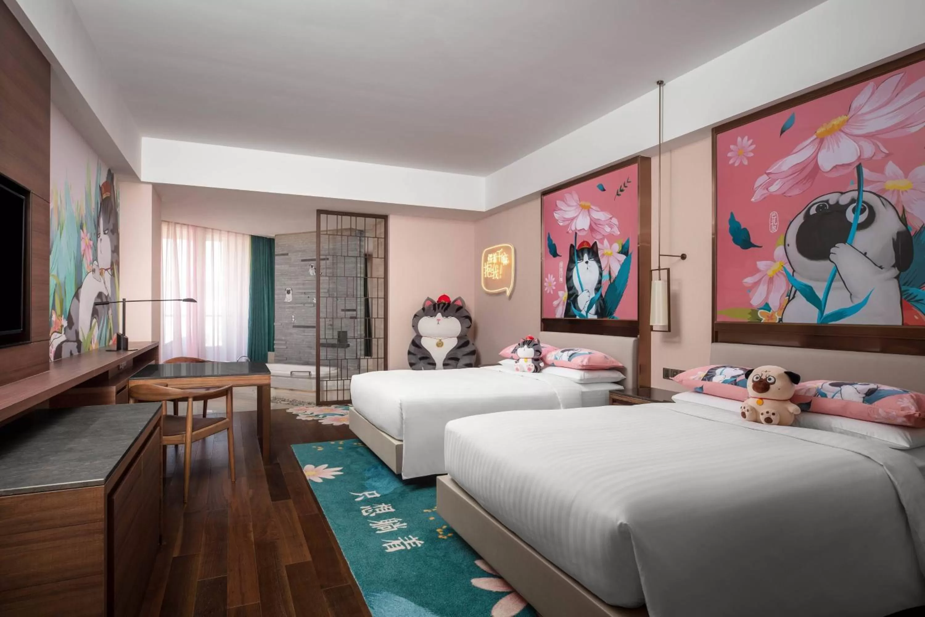 Photo of the whole room, Bed in Beijing Marriott Hotel Changping