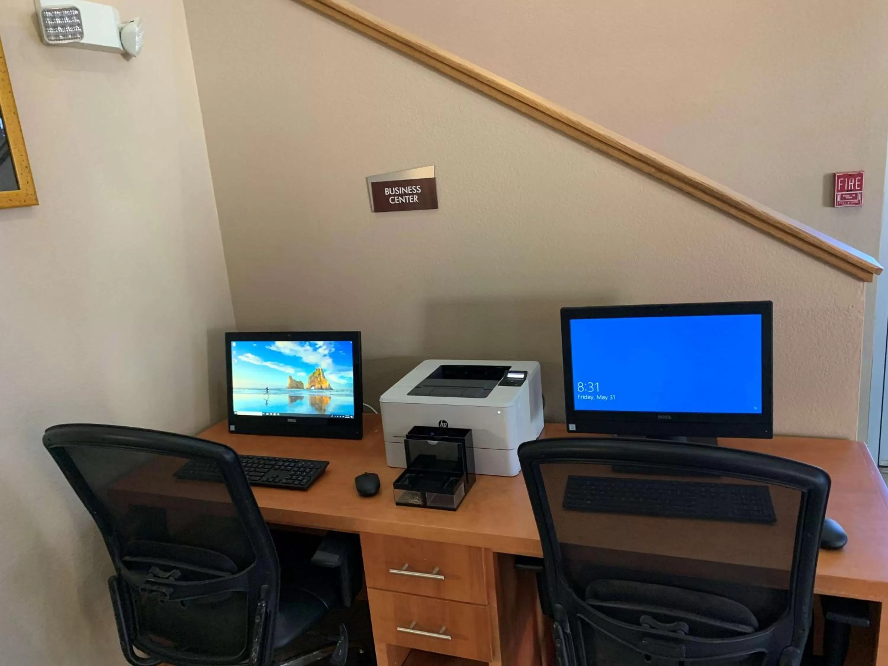 On site in Best Western Desert Oasis