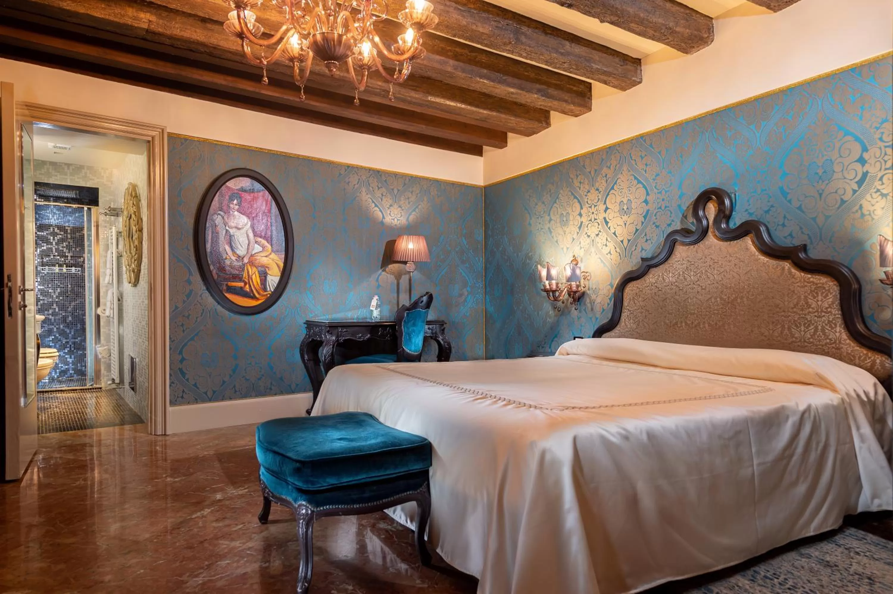 Bed in Hotel Palazzetto Madonna