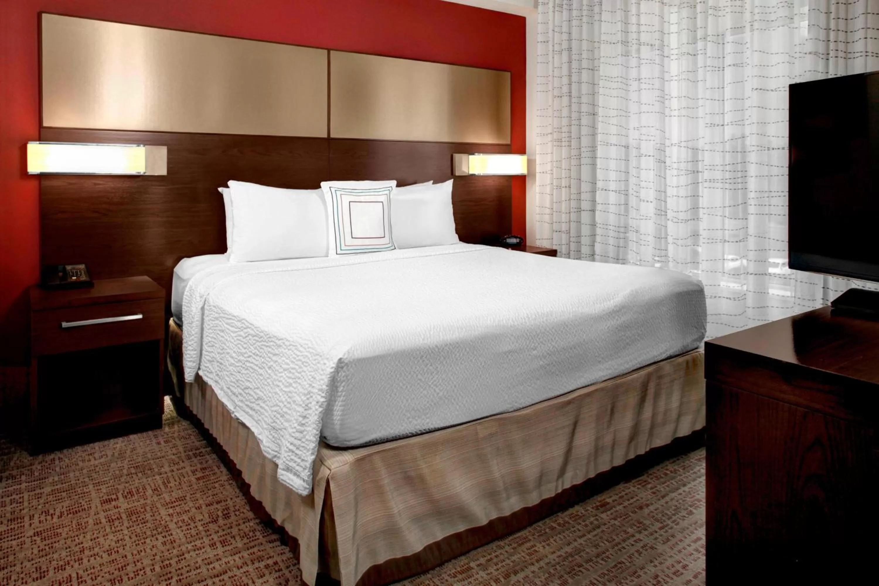 Bedroom, Bed in Residence Inn by Marriott Philadelphia Airport