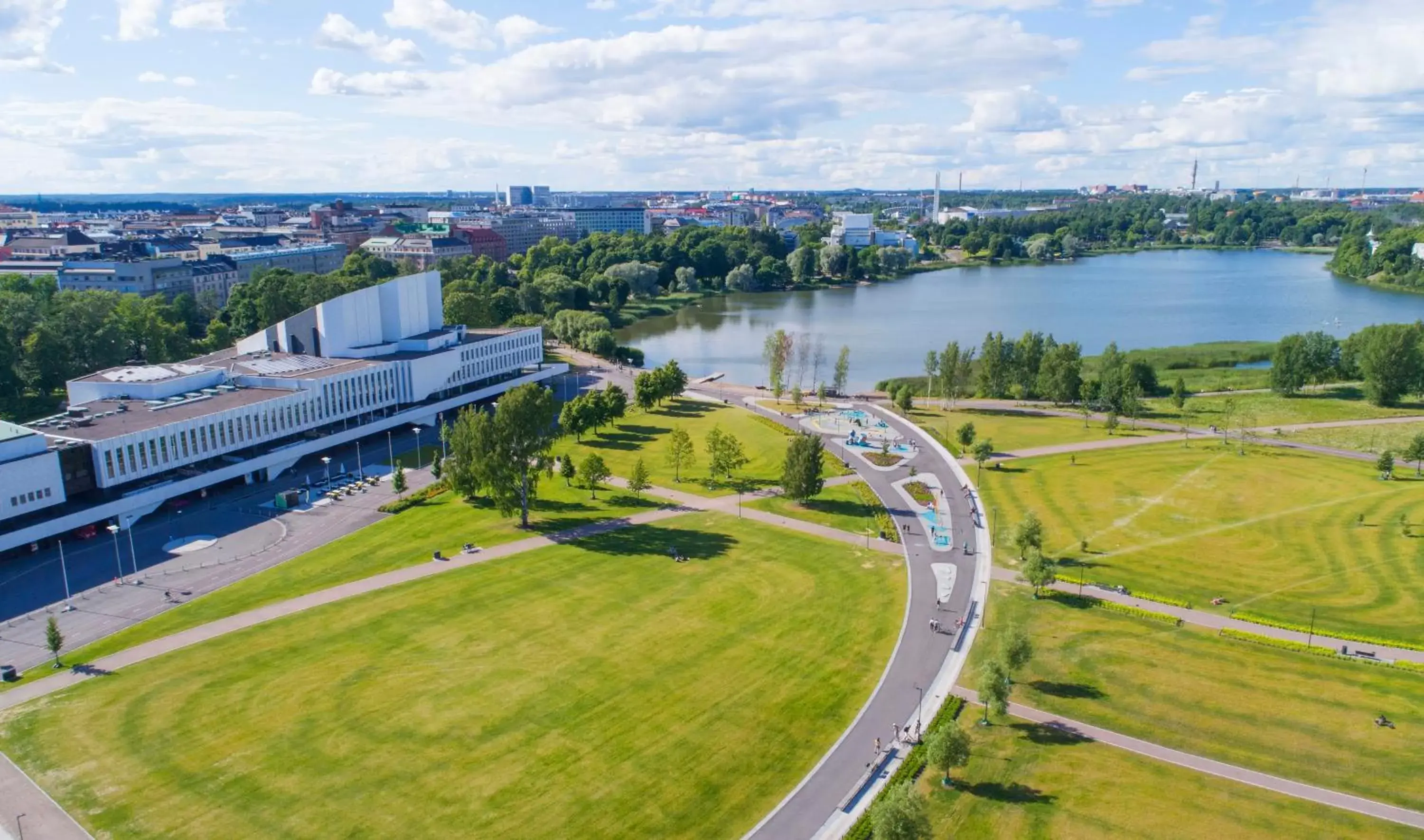 Area and facilities, Bird's-eye View in Holiday Inn Helsinki - Expo, an IHG Hotel