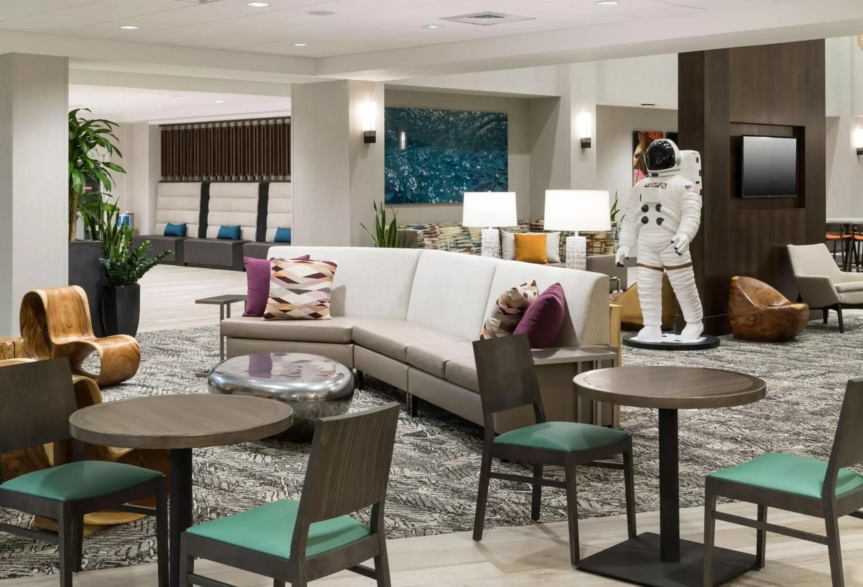 Lobby or reception in Home2 Suites By Hilton Cape Canaveral Cruise Port