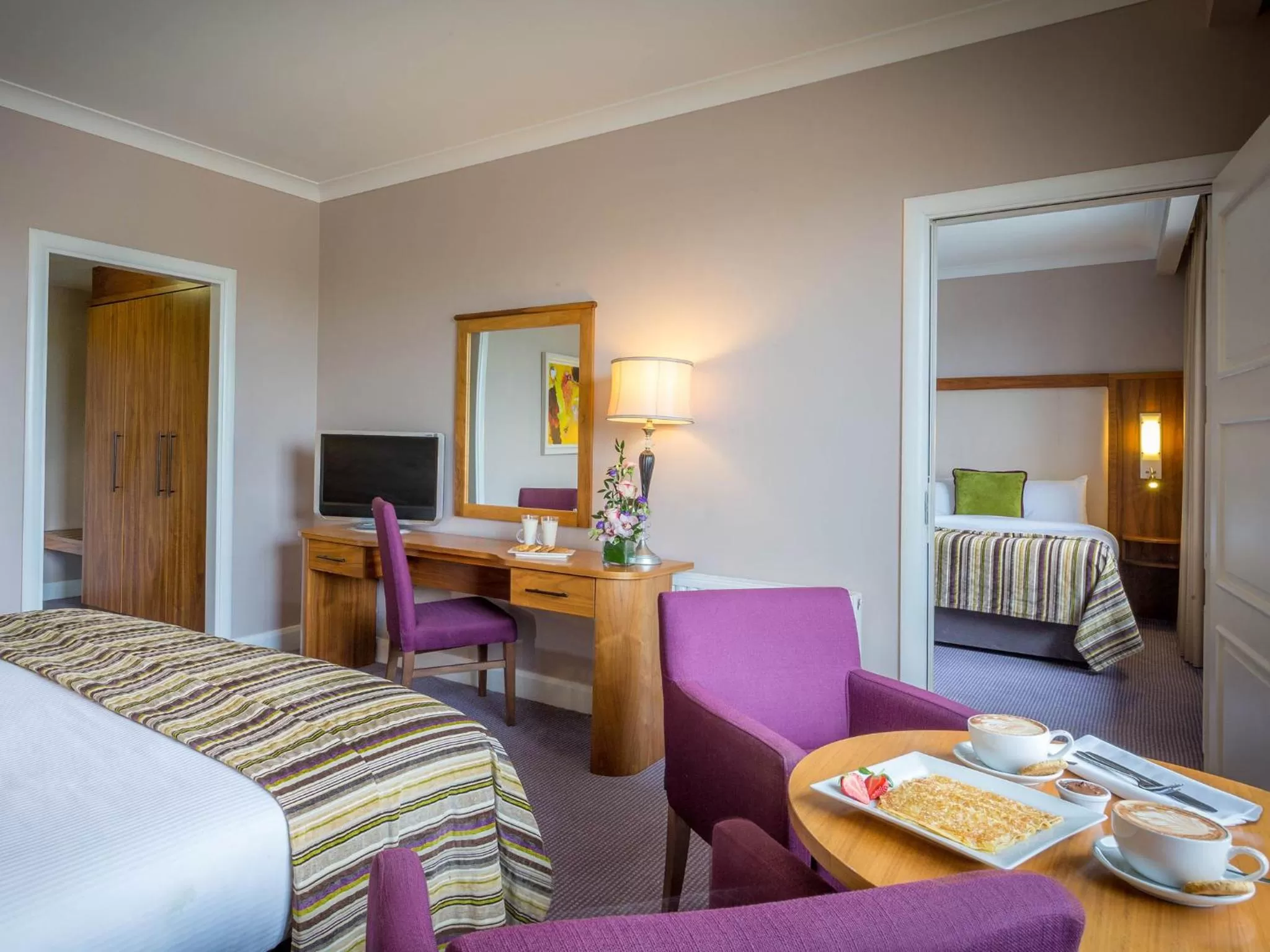 Decorative detail, Bed in Charleville Park Hotel & Leisure Club IRELAND