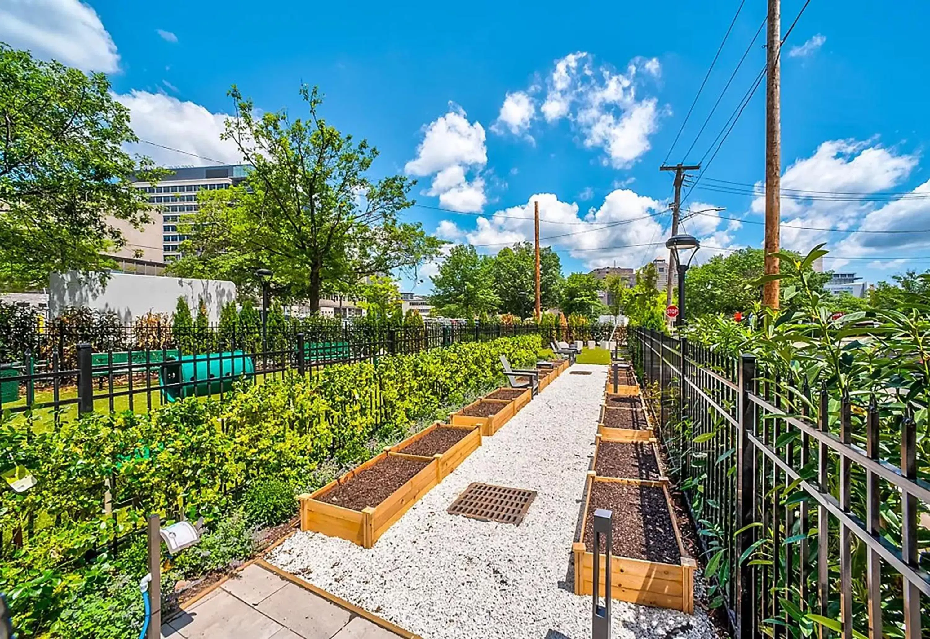 Garden, View in Luxury Furnished Apartments by Hyatus Downtown at Yale