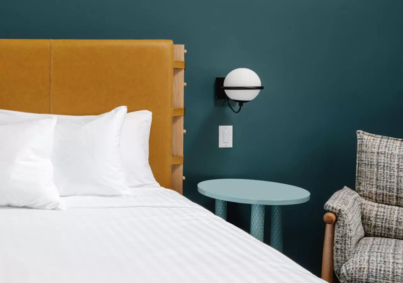 Bed in Origin Austin, a Wyndham Hotel