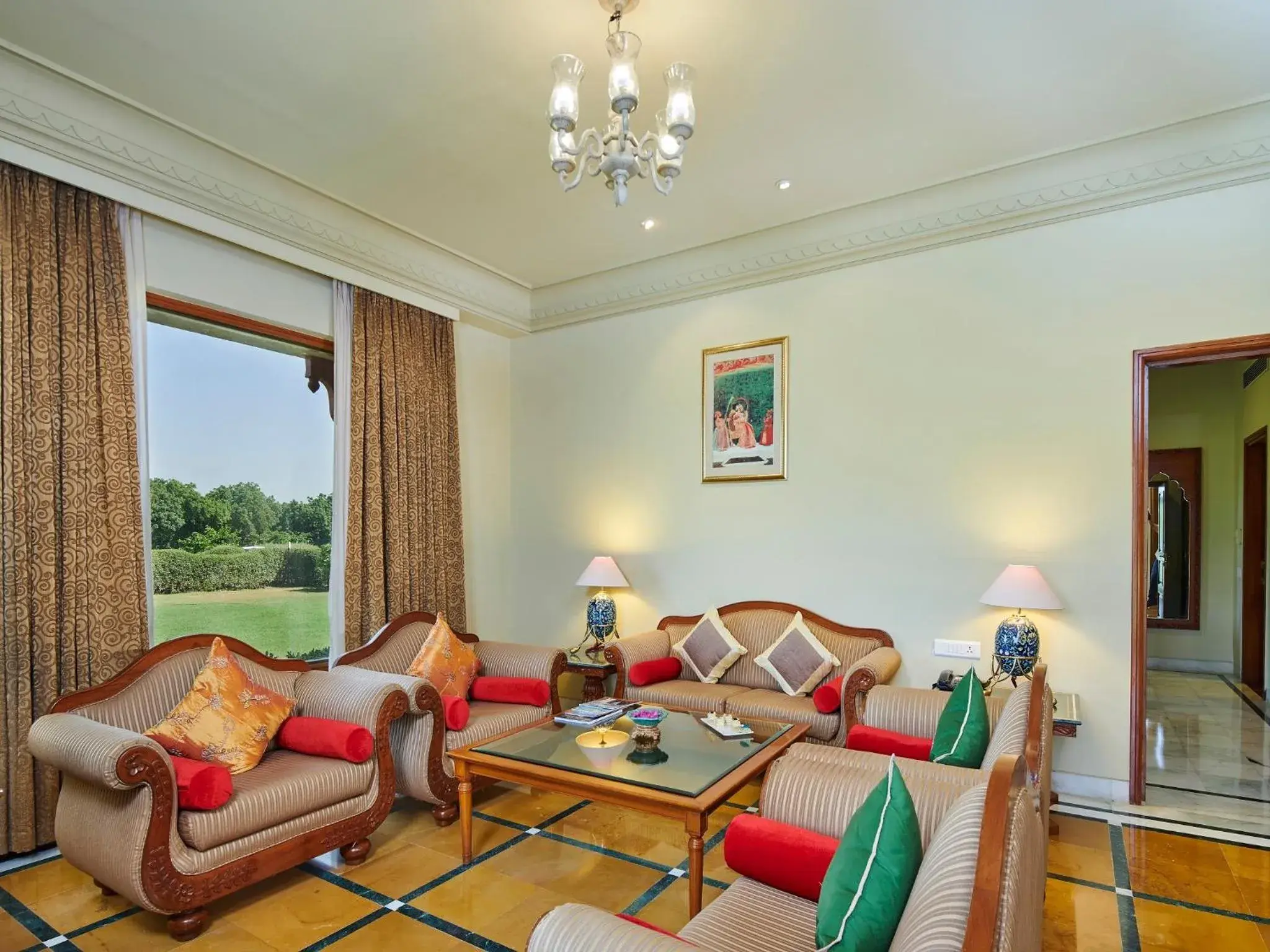 Living room, Seating Area in The Ummed Jodhpur Palace Resort & Spa