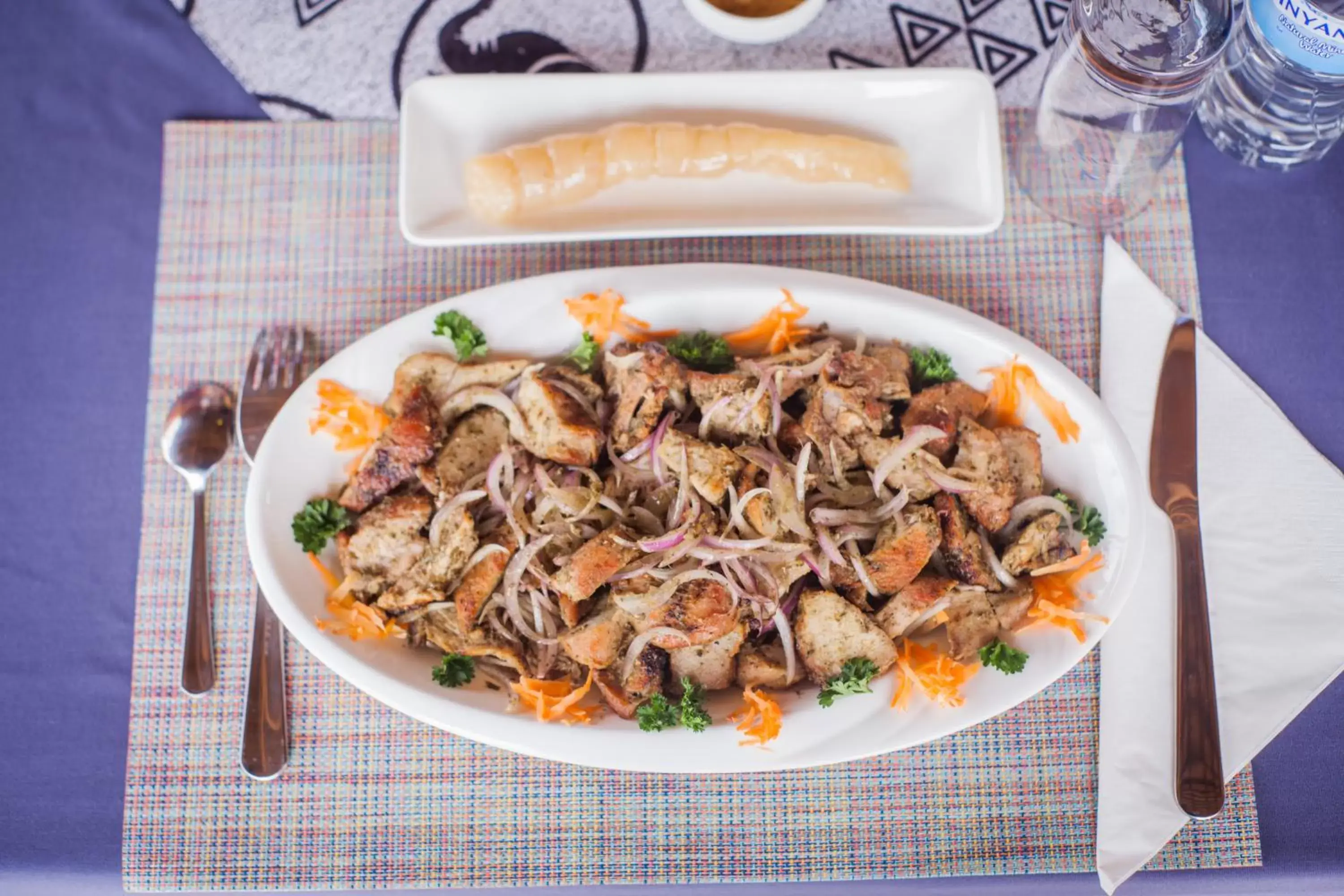 Food close-up in Villa Asimba Food close-up in Villa Asimba