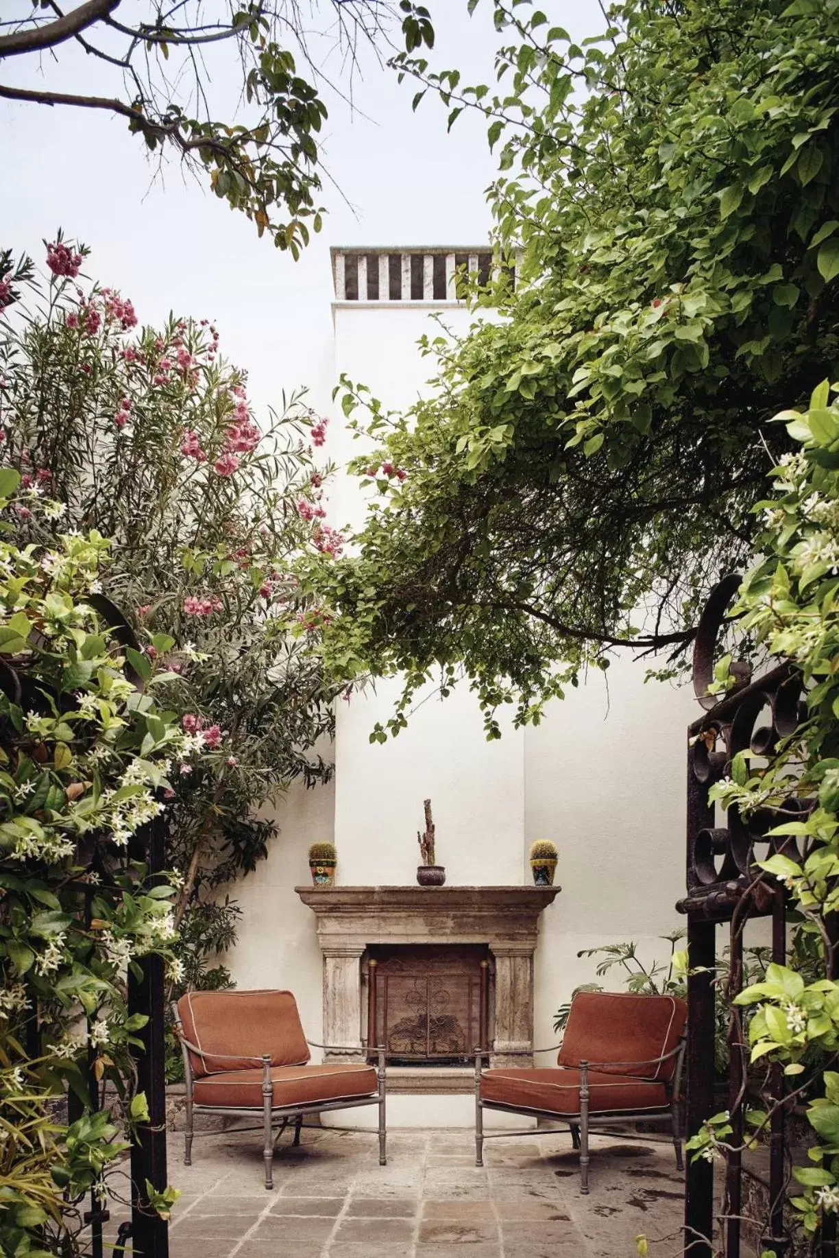 Patio in Casa de Sierra Nevada, A Belmond Hotel, San Miguel de Allende