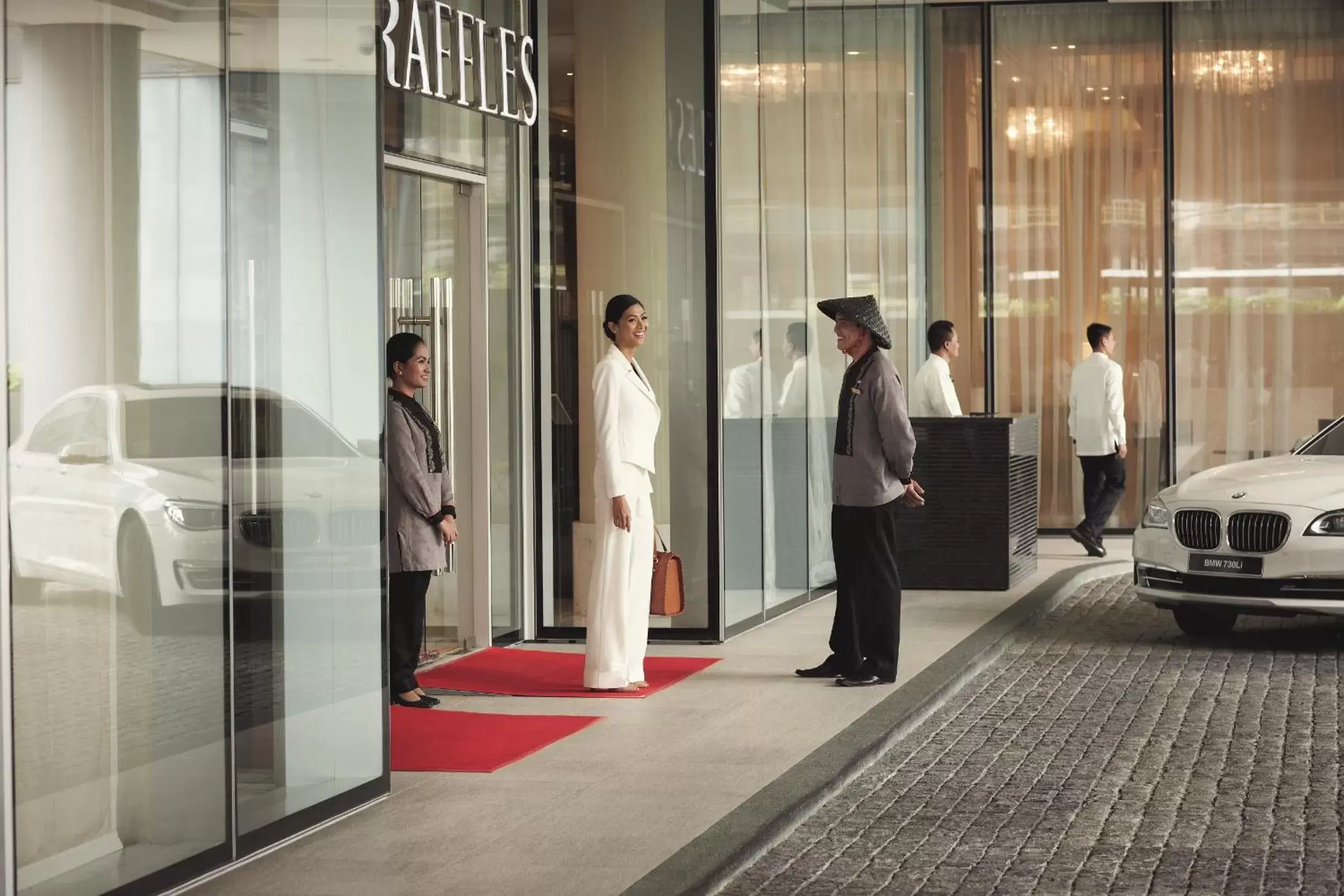 Facade/entrance in Raffles Makati