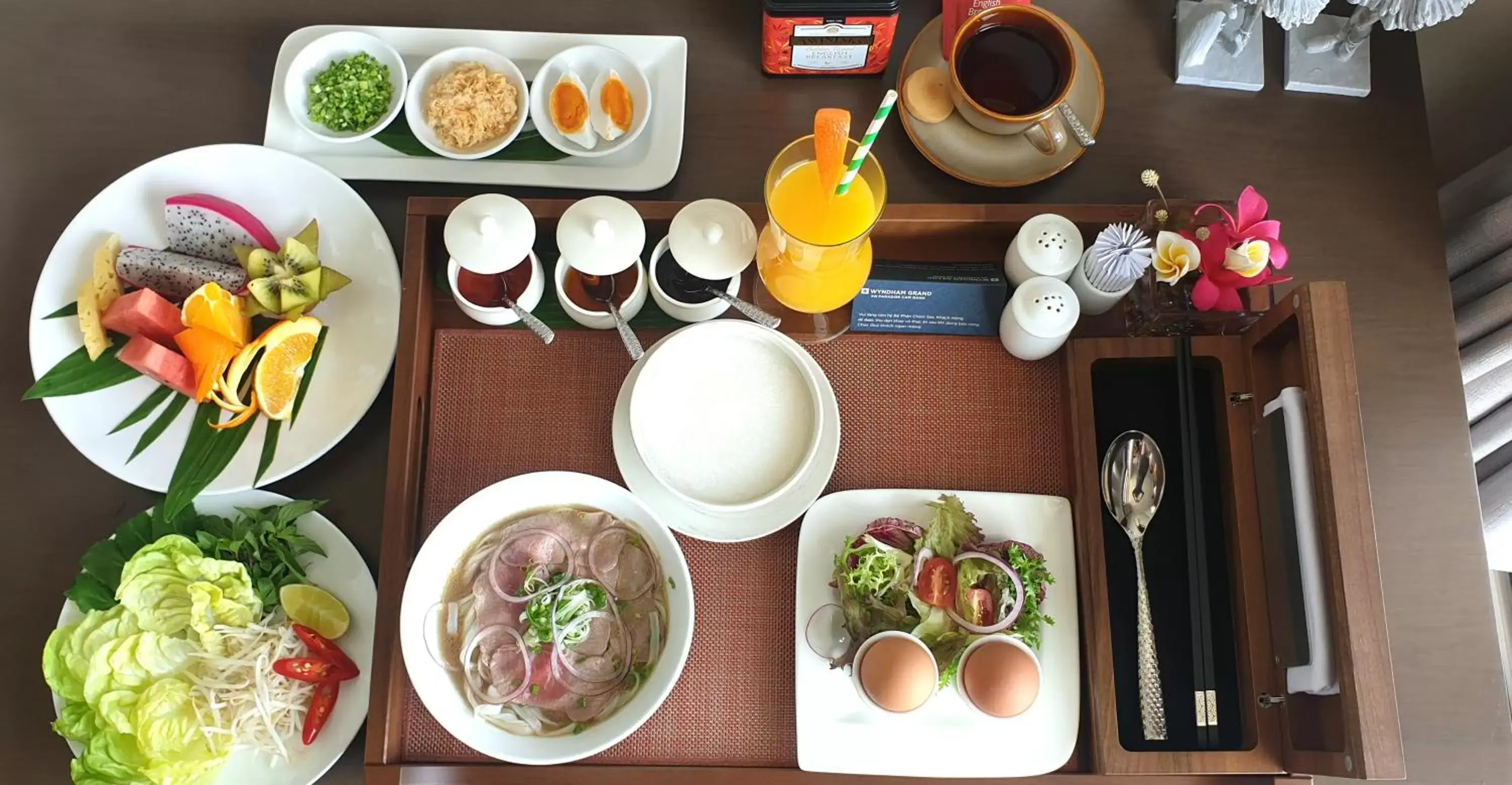 Breakfast in Wyndham Grand KN Paradise Cam Ranh