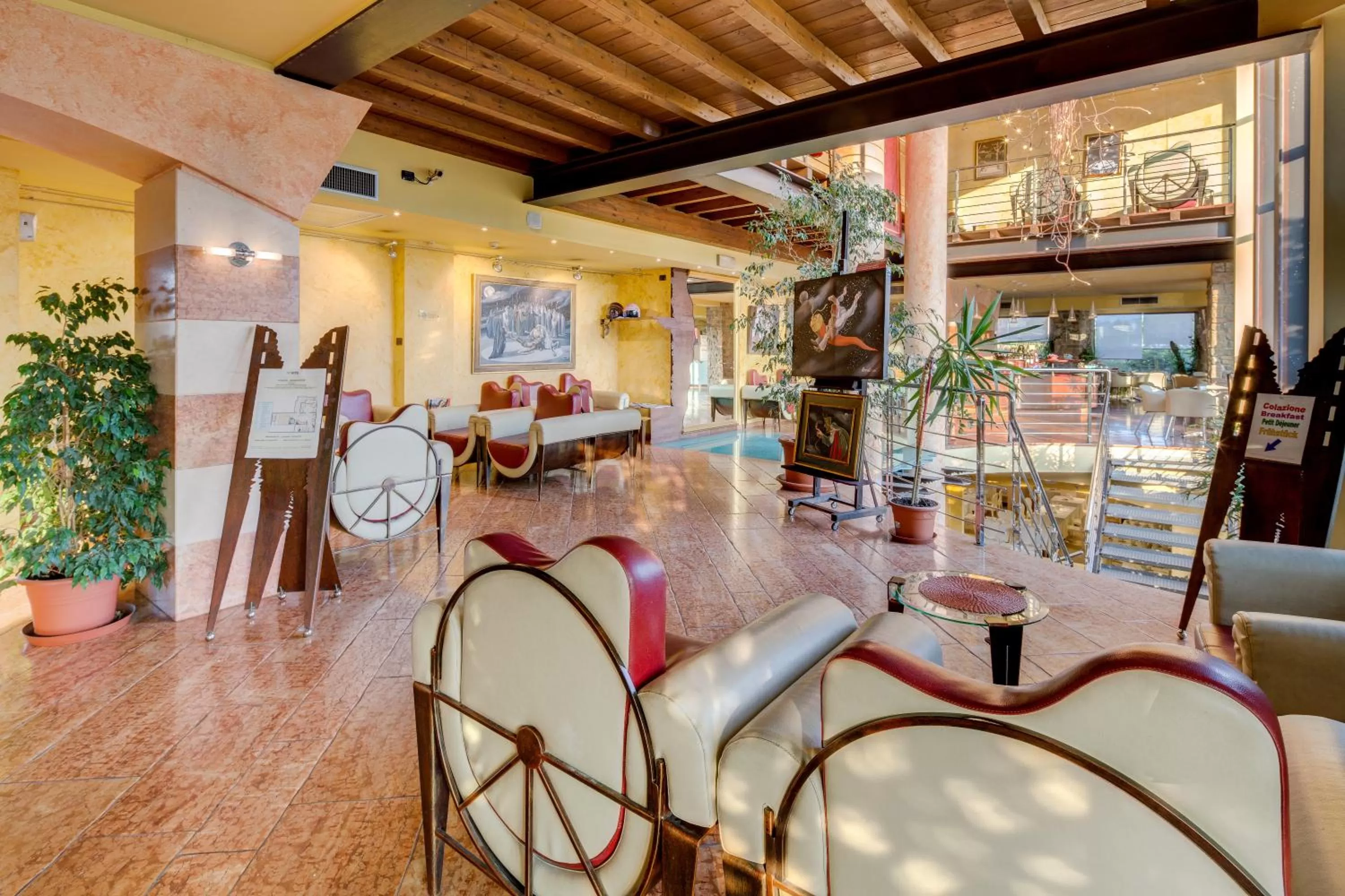 Lobby or reception in Art & Hotel Aeroporto