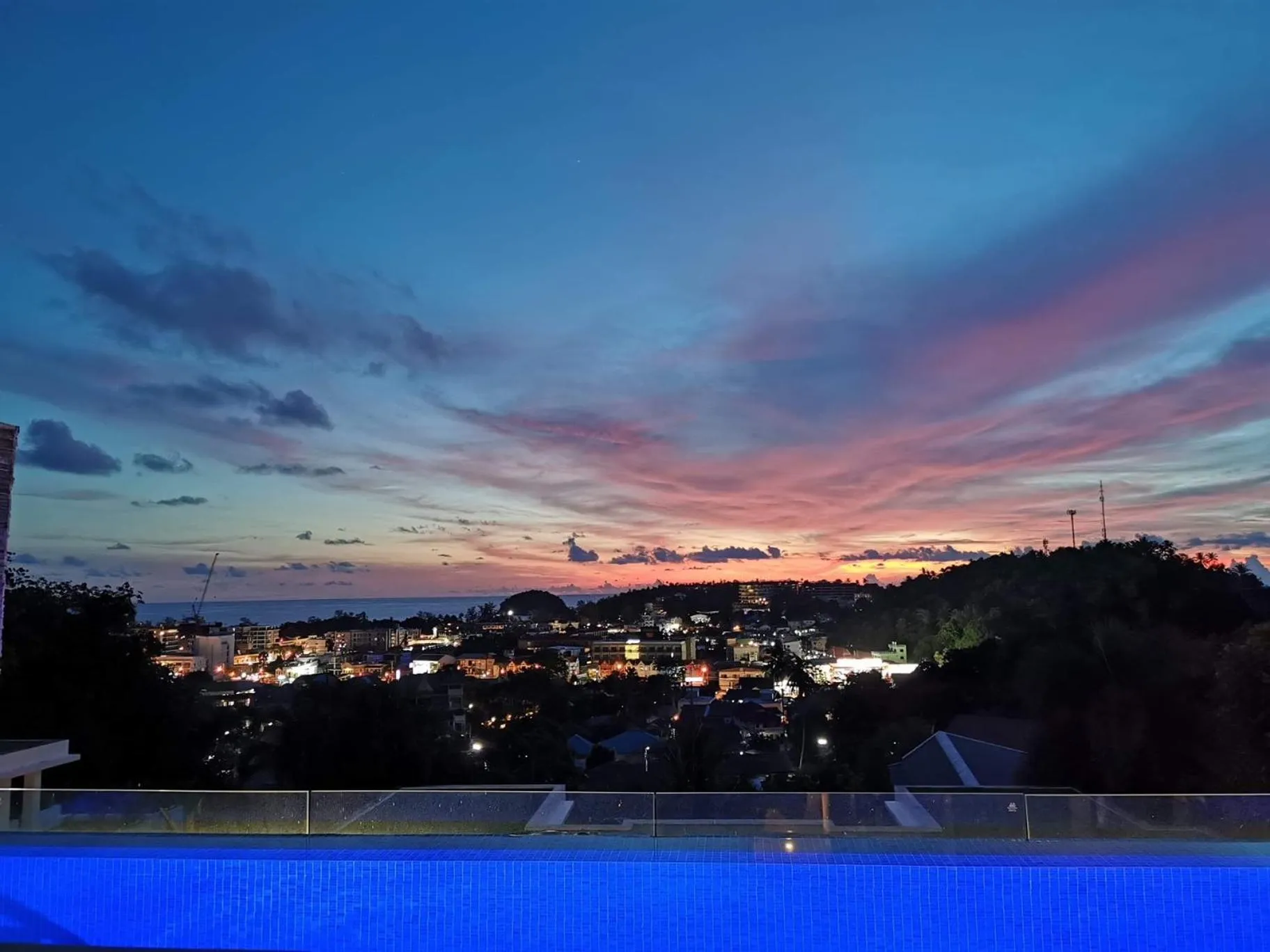Swimming pool in Baan Saint-Tropez Seaview Villas Kata Beach